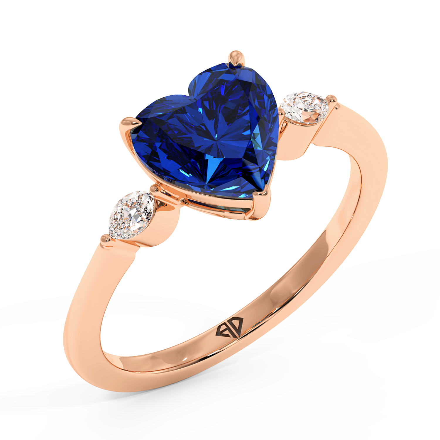 18K Rose Gold Montana Engagement Ring