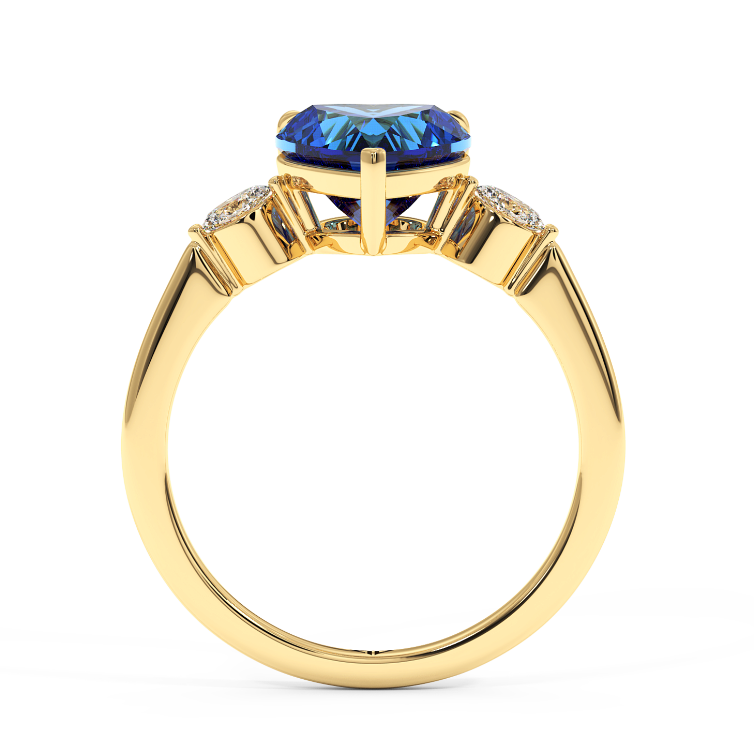 18K Yellow Gold Montana Engagement Ring
