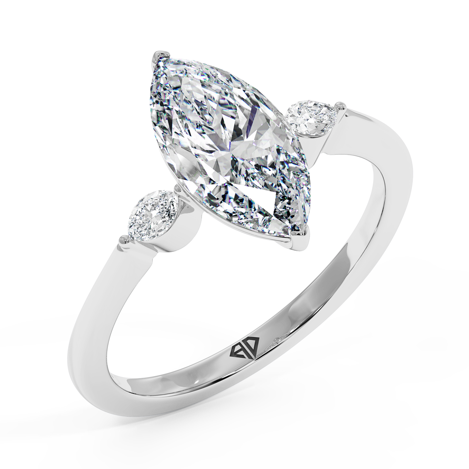 Platinum Montana Engagement Ring