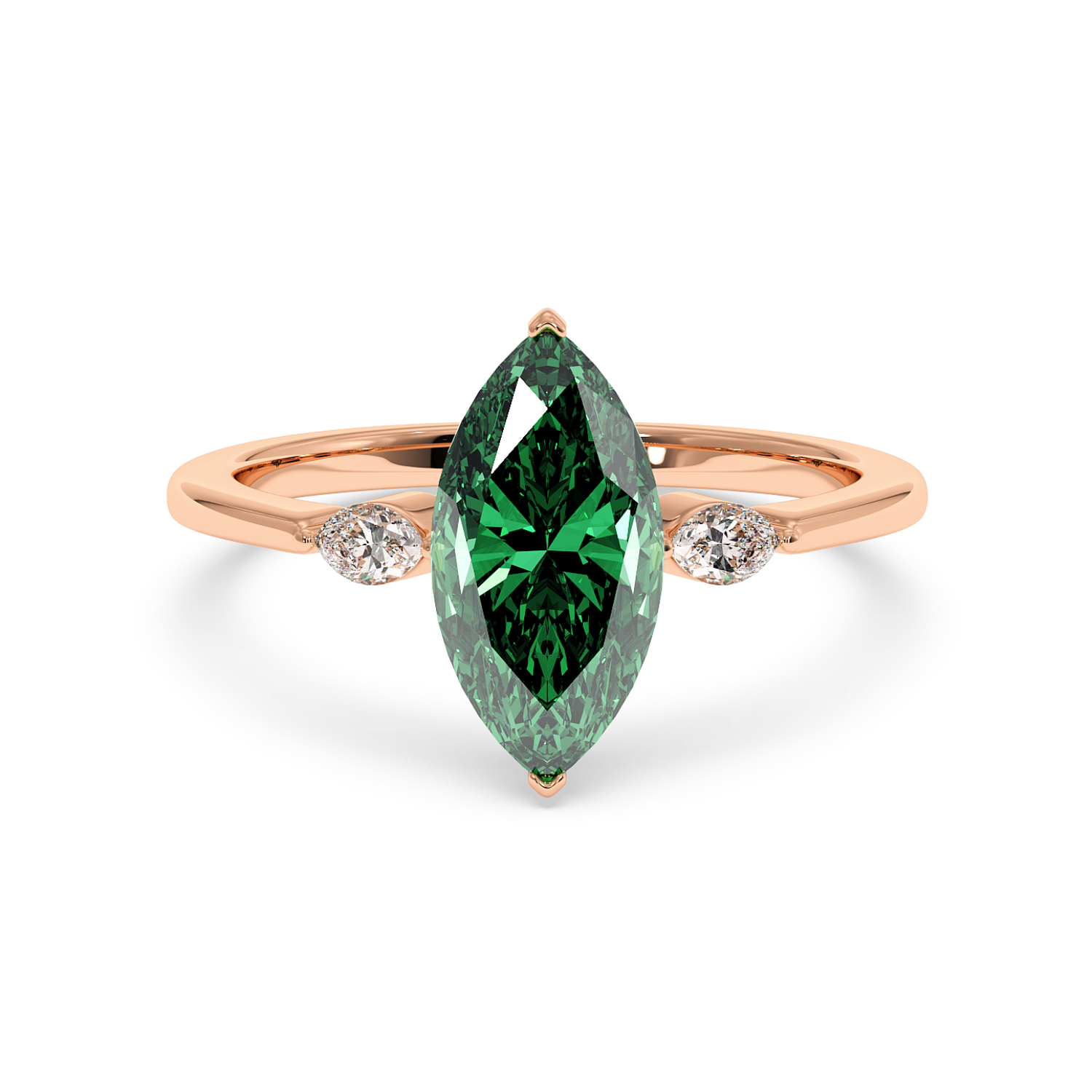 18K Rose Gold Montana Engagement Ring