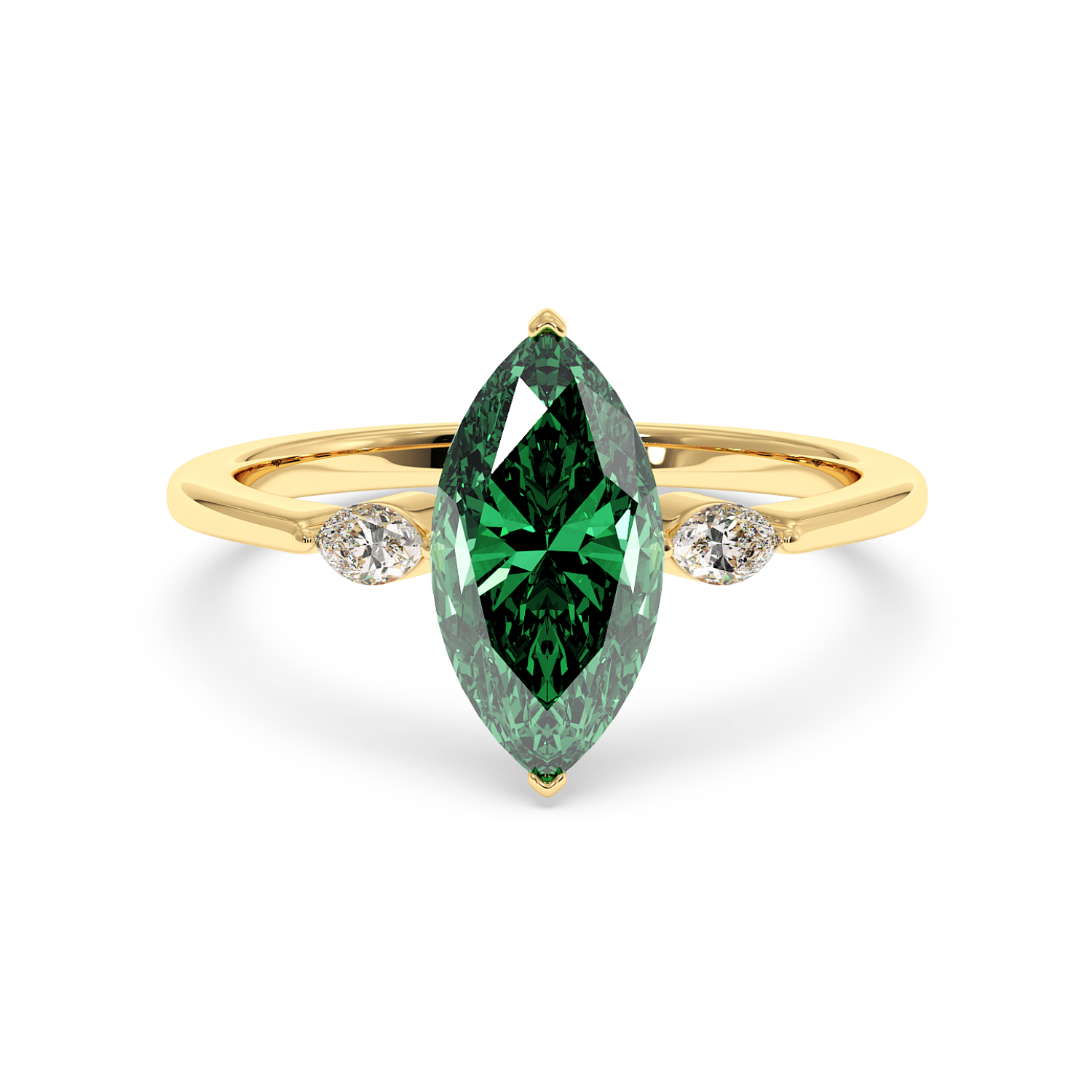 18K Yellow Gold Montana Engagement Ring