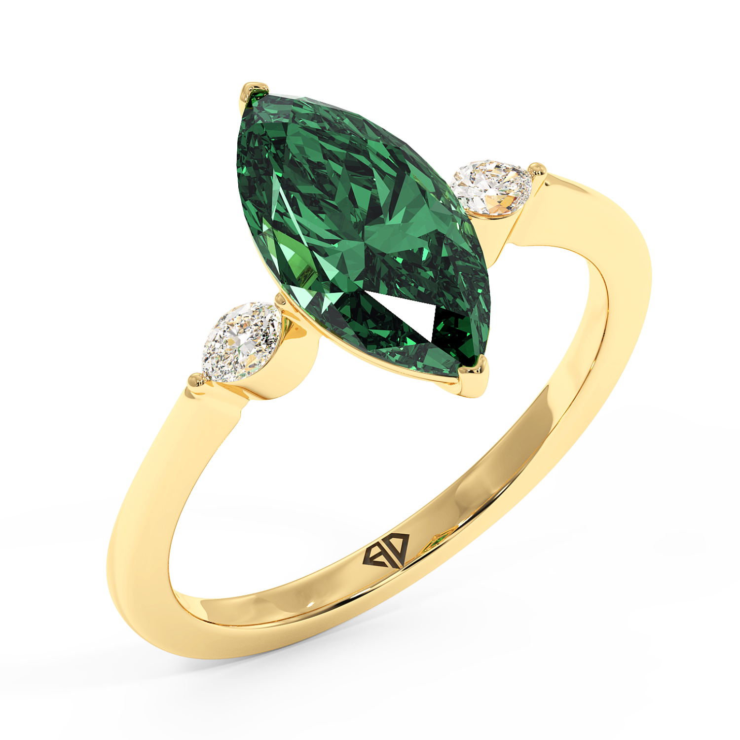 18K Yellow Gold Montana Engagement Ring