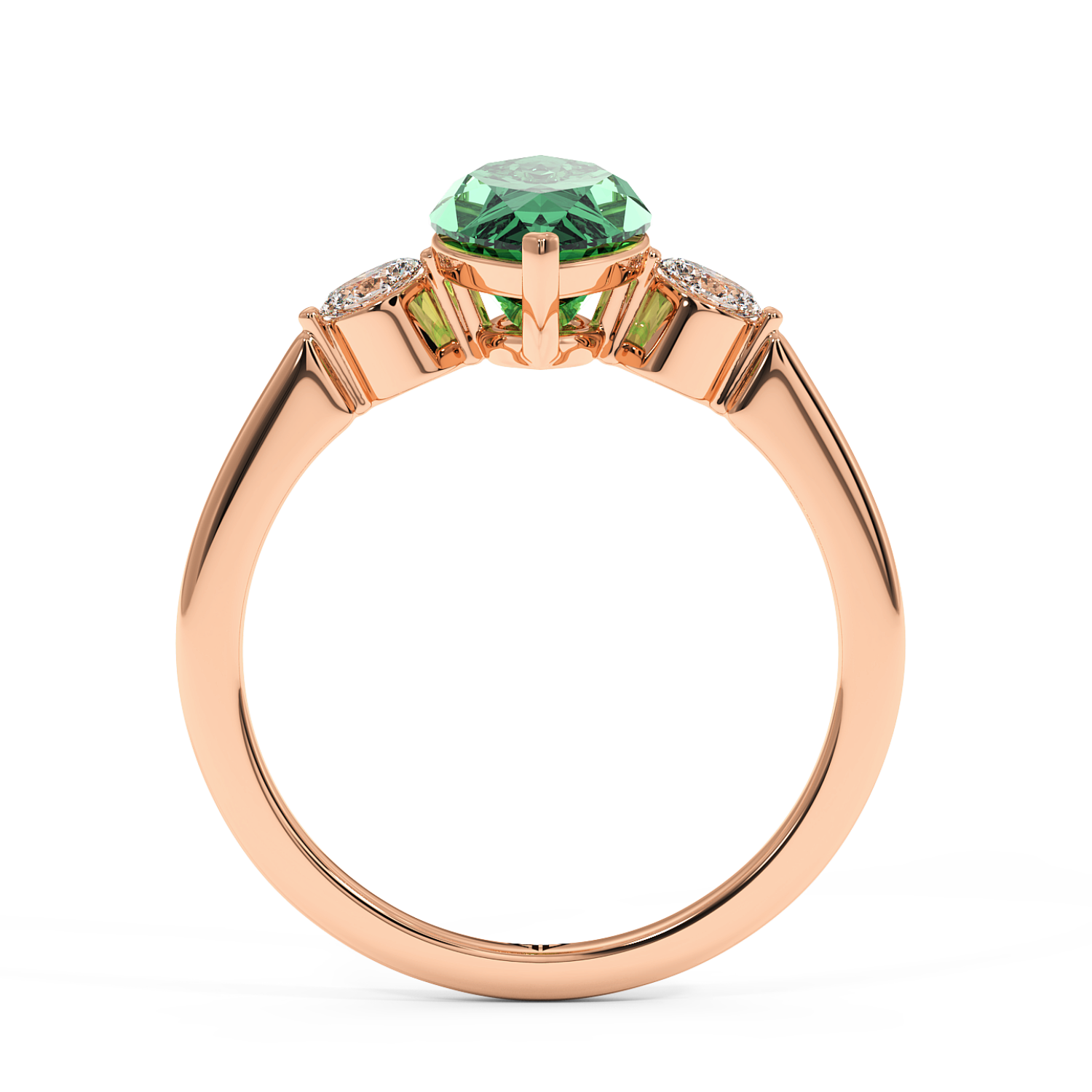 18K Rose Gold Montana Engagement Ring
