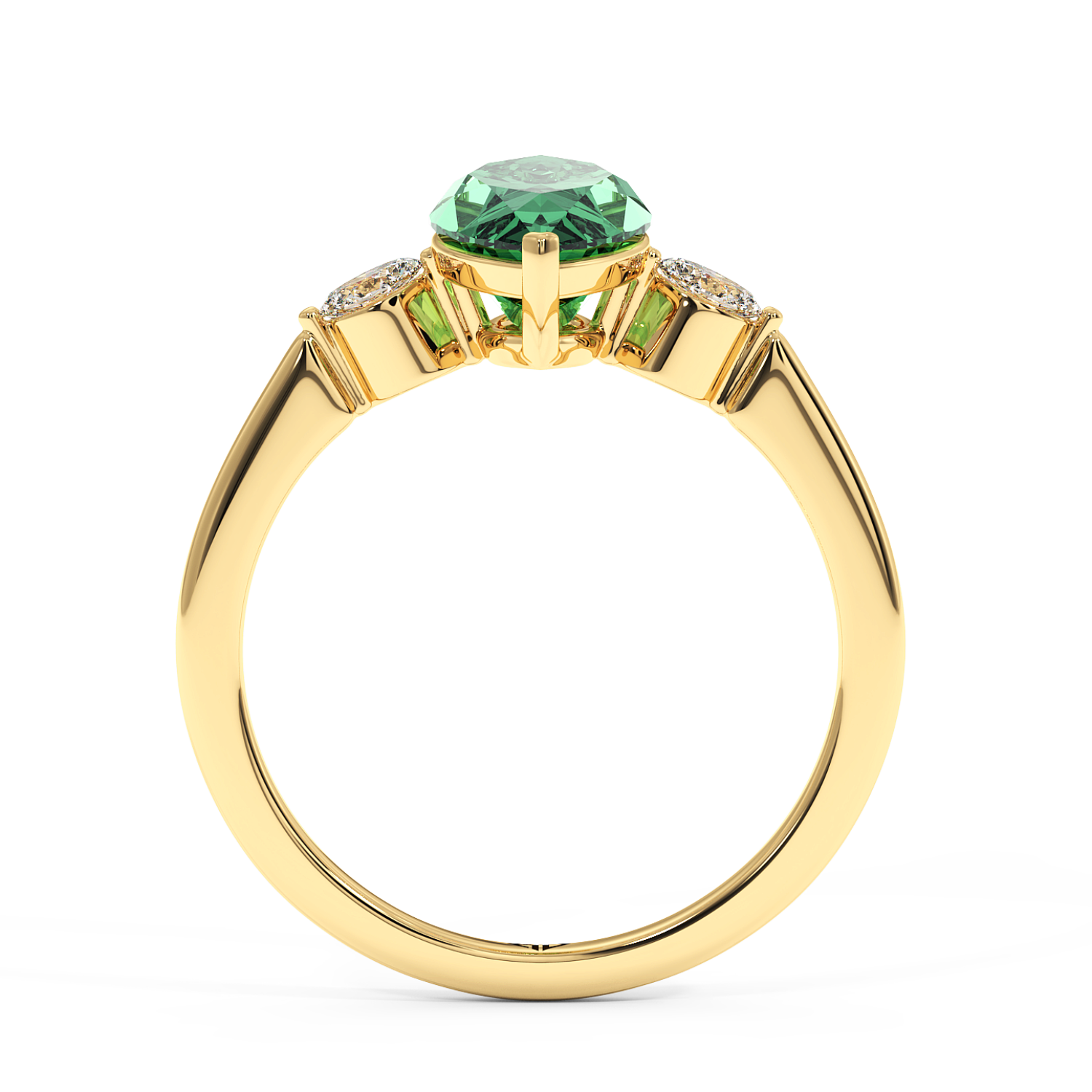 18K Yellow Gold Montana Engagement Ring