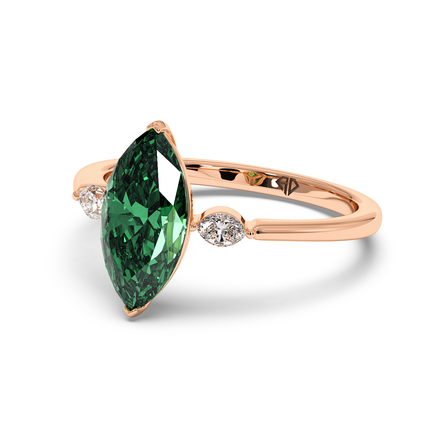 18K Rose Gold Montana Engagement Ring