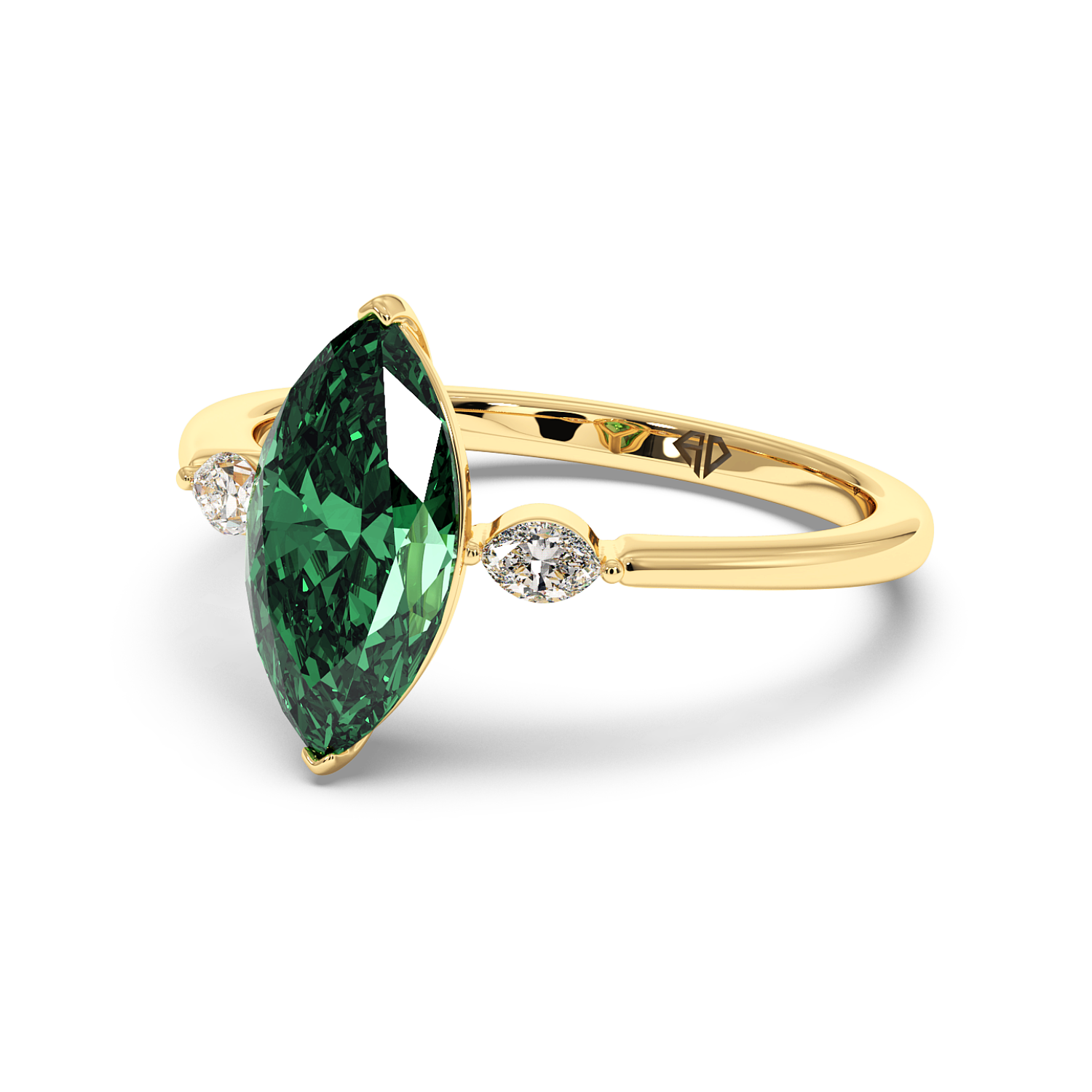 18K Yellow Gold Montana Engagement Ring