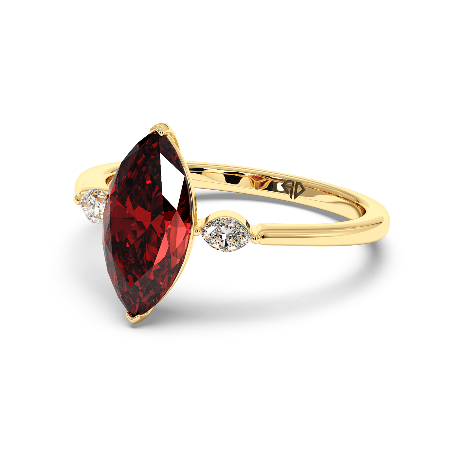 18K Yellow Gold Montana Engagement Ring