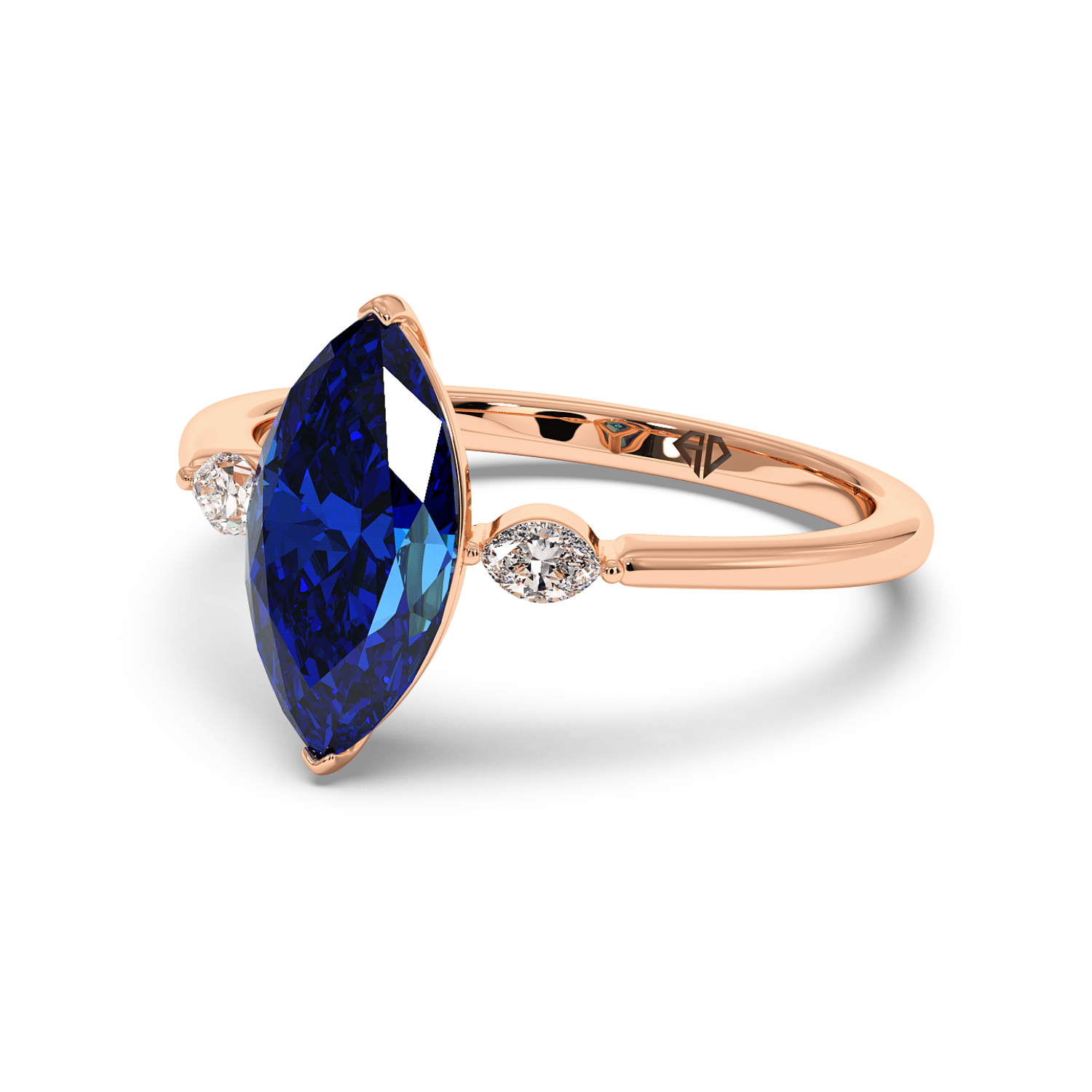 18K Rose Gold Montana Engagement Ring