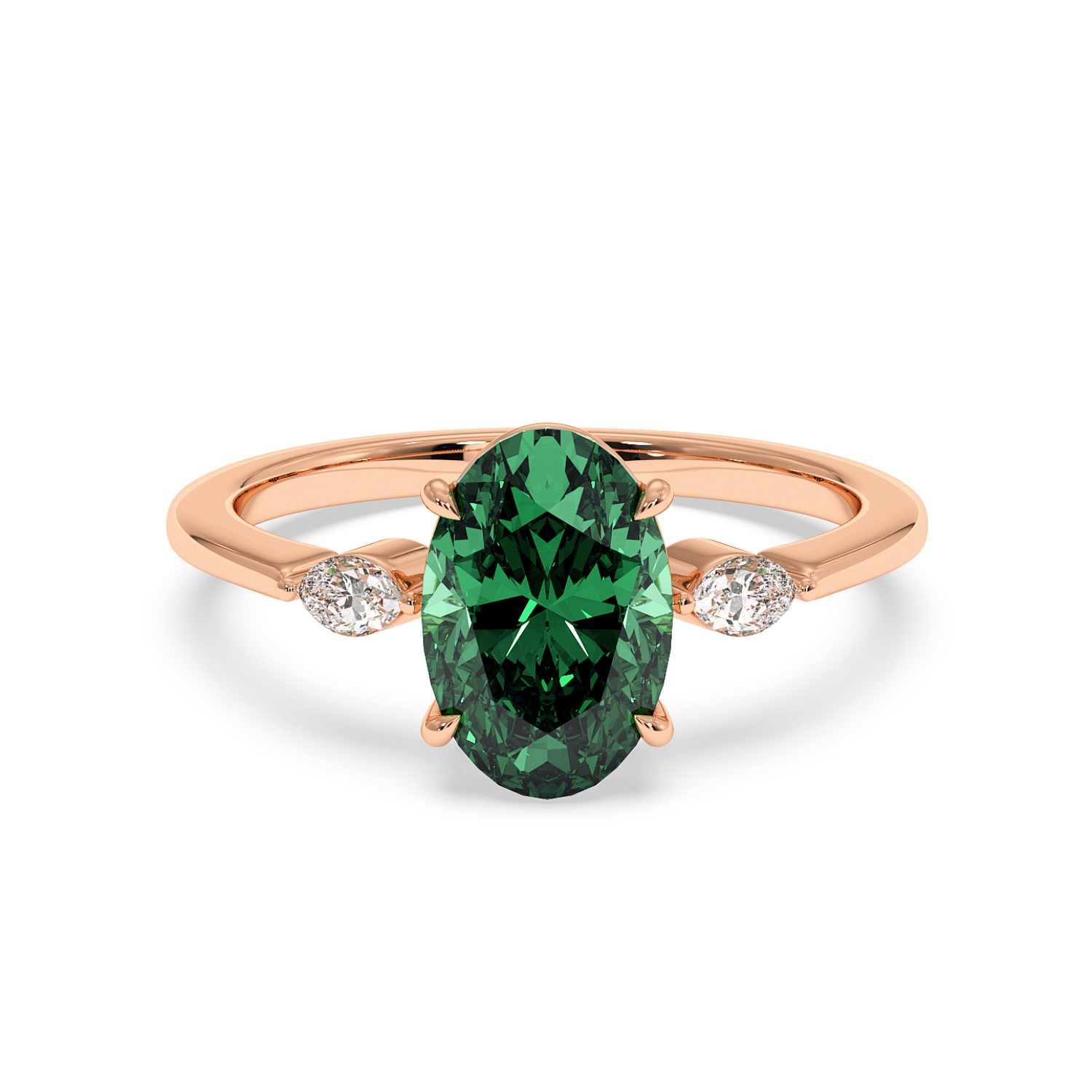 18K Rose Gold Montana Engagement Ring