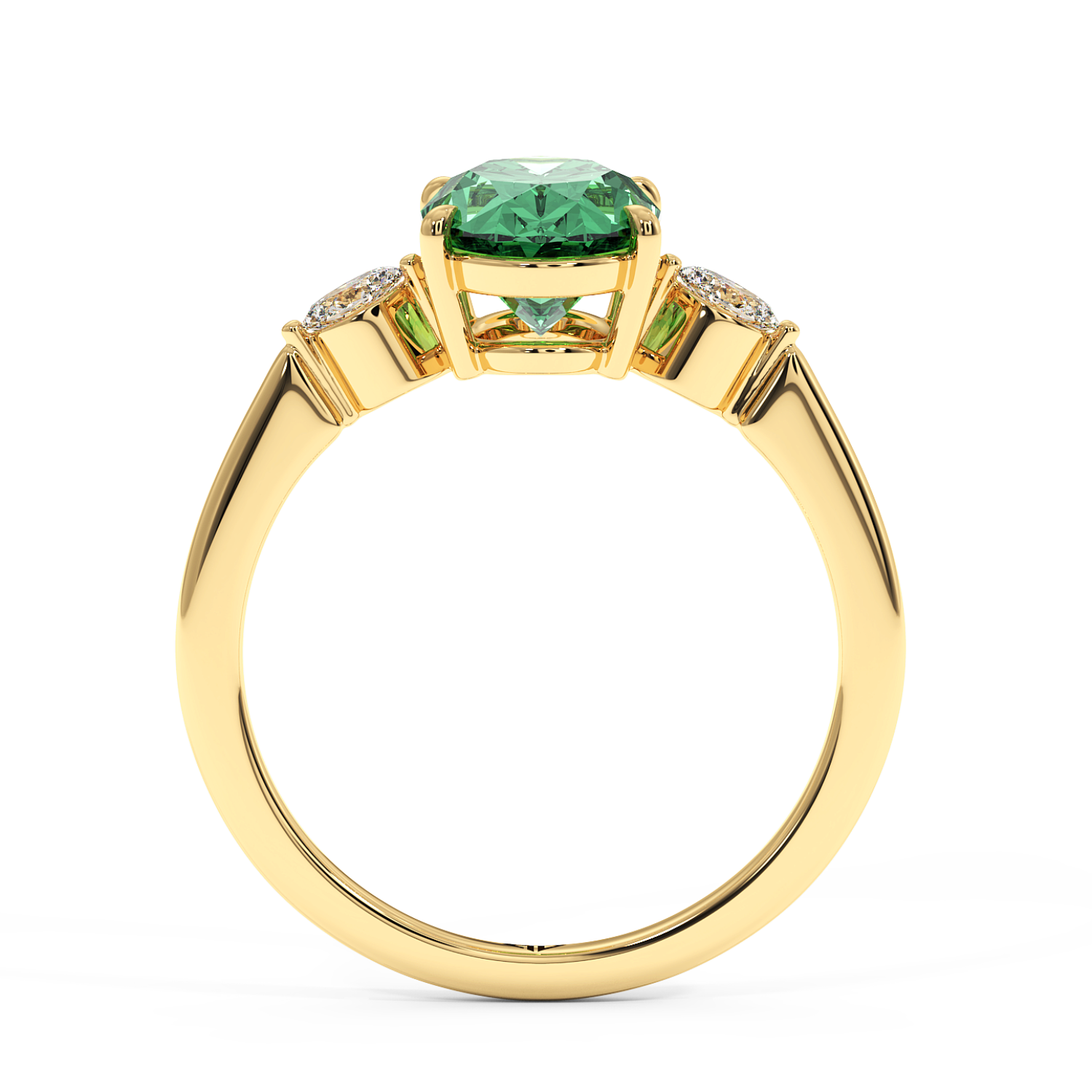 18K Yellow Gold Montana Engagement Ring
