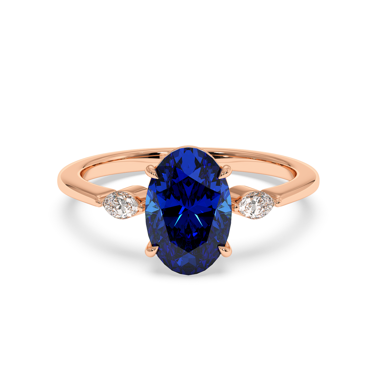 18K Rose Gold Montana Engagement Ring