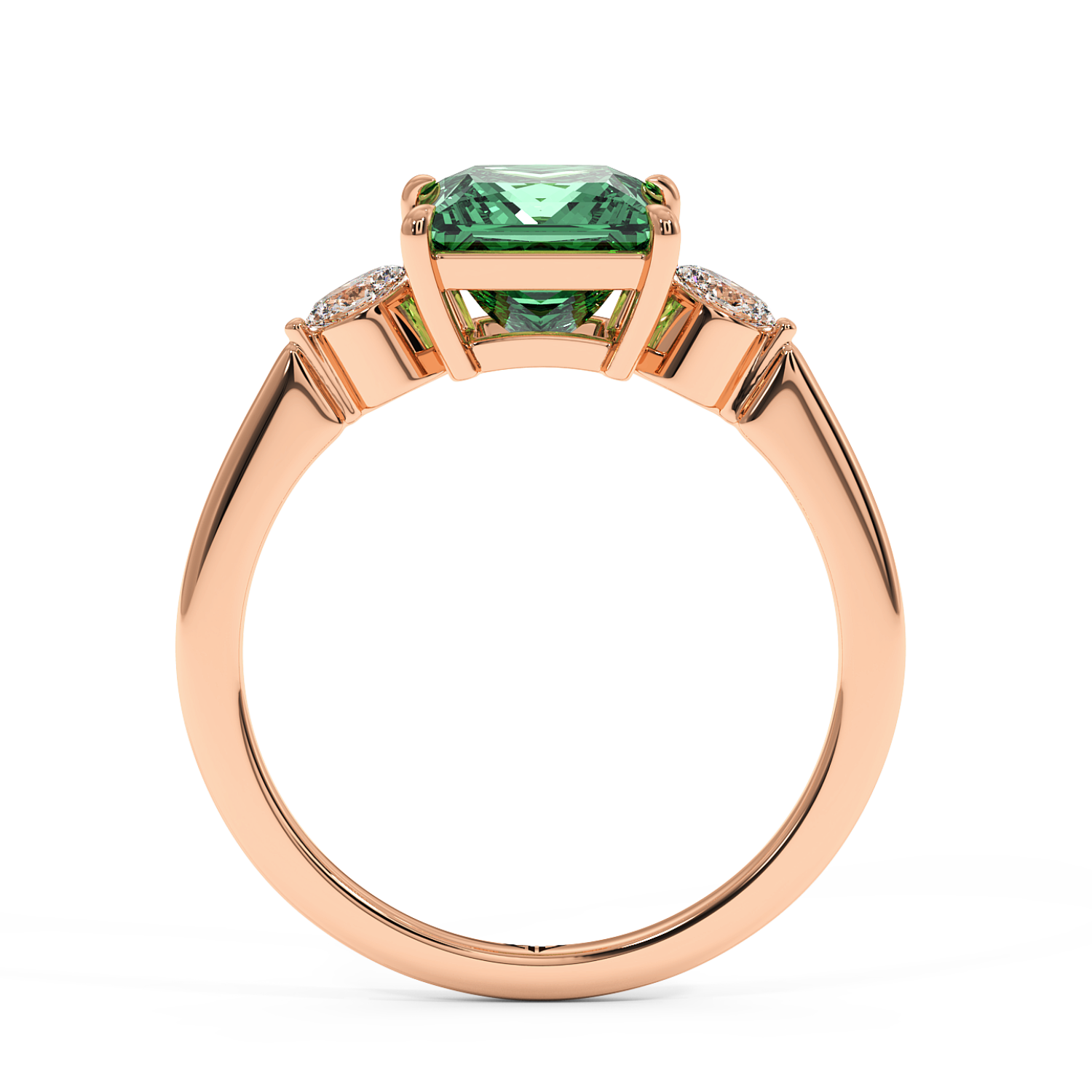 18K Rose Gold Montana Engagement Ring