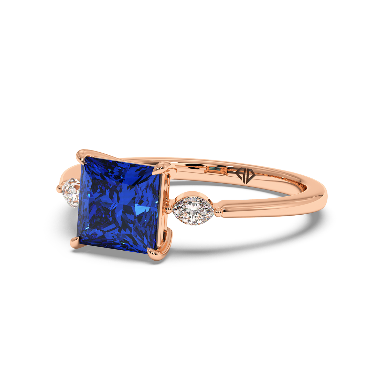 18K Rose Gold Montana Engagement Ring