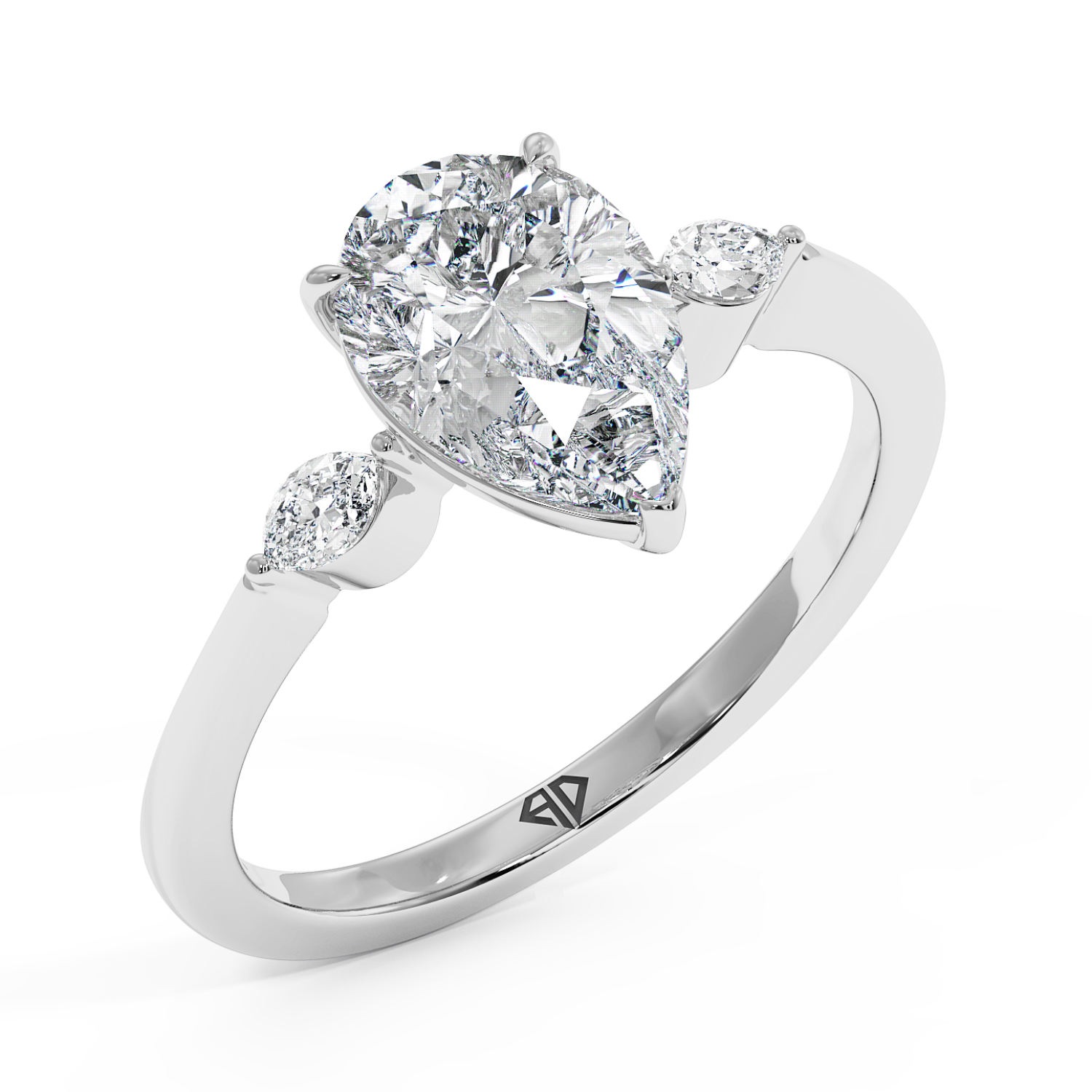 Platinum Montana Engagement Ring