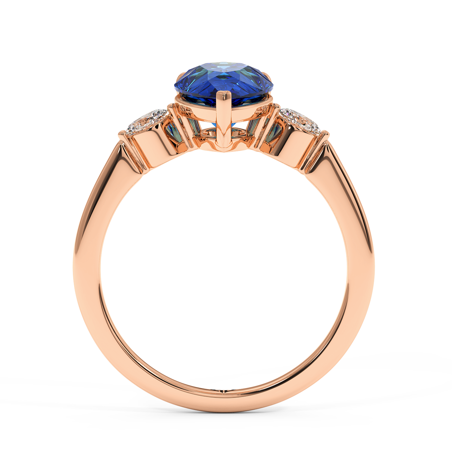 18K Rose Gold Montana Engagement Ring