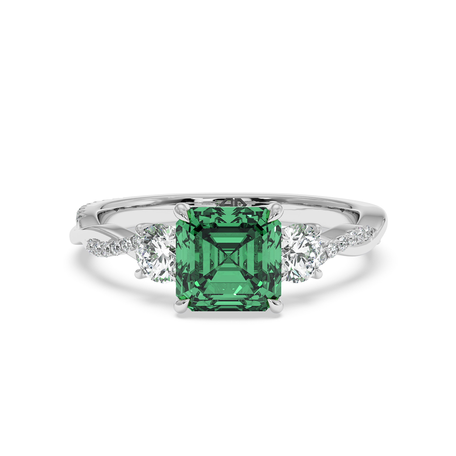 Platinum Posie Engagement Ring