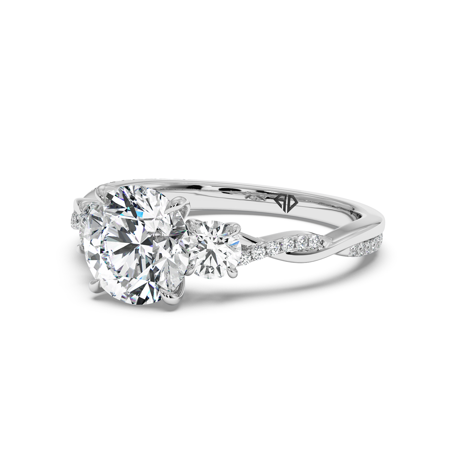 Platinum Posie Engagement Ring