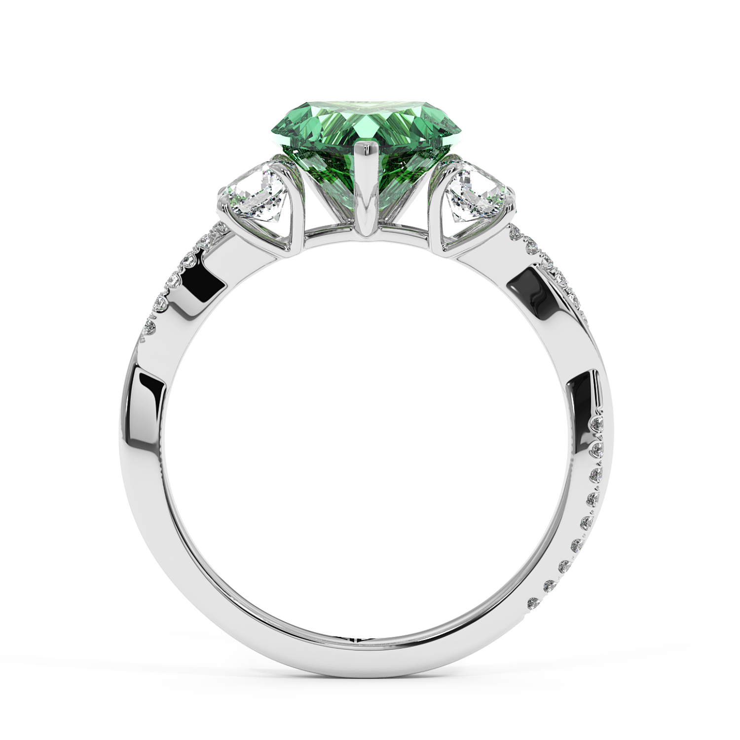 Platinum Posie Engagement Ring