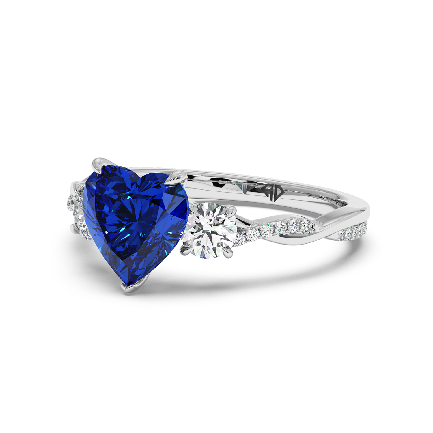 Platinum Posie Engagement Ring