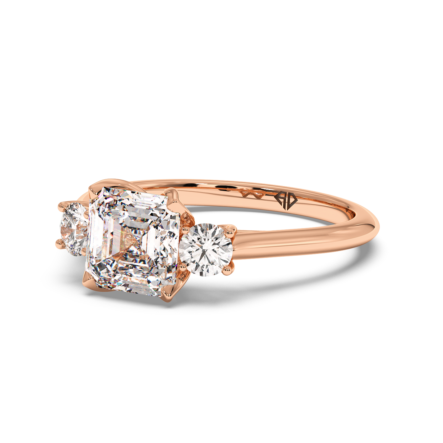 18K Rose Gold Dolce Engagement Ring