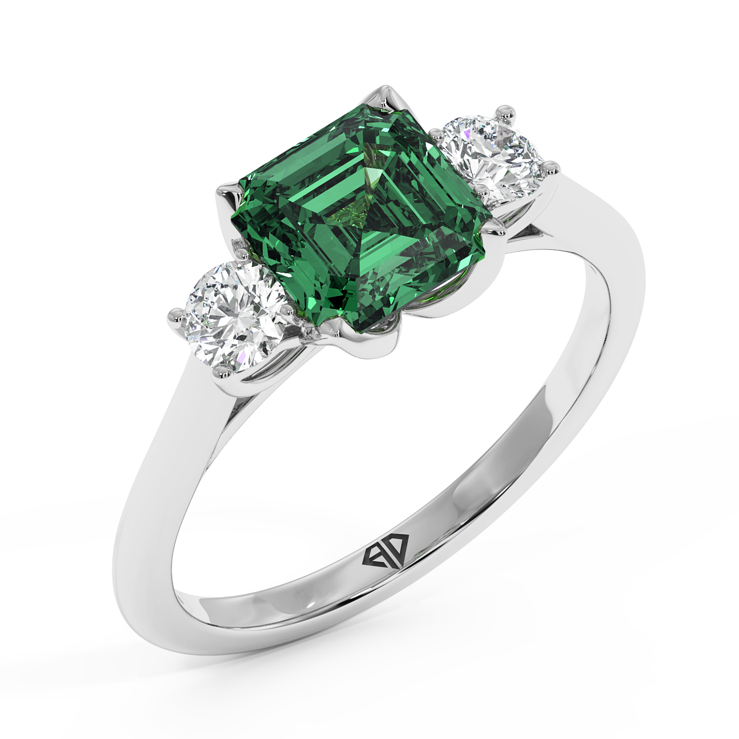 18K White Gold Dolce Engagement Ring