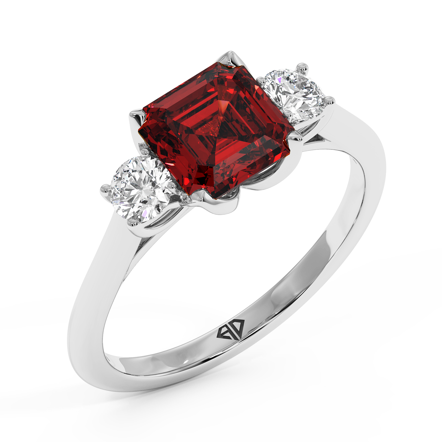 18K White Gold Dolce Engagement Ring