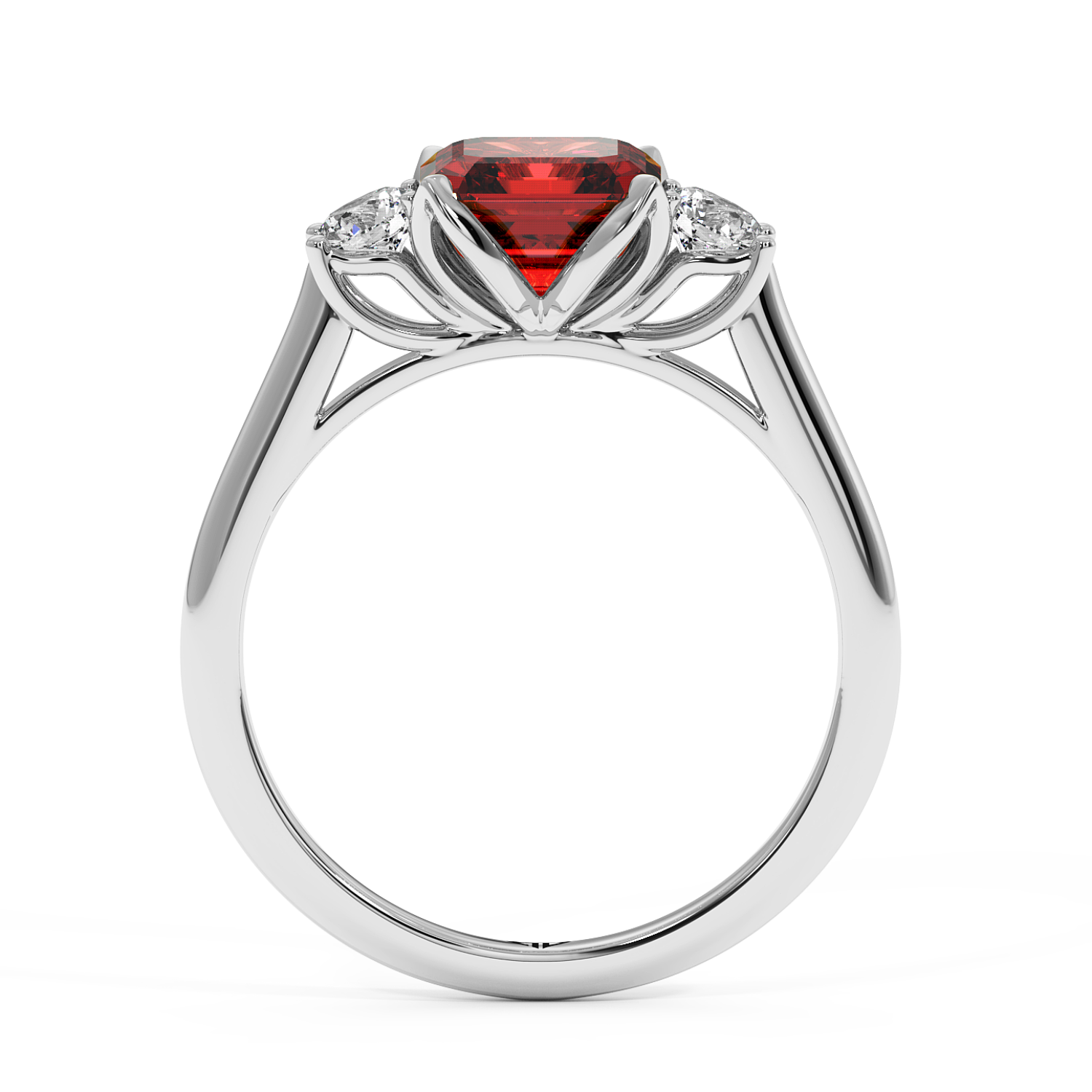 18K White Gold Dolce Engagement Ring