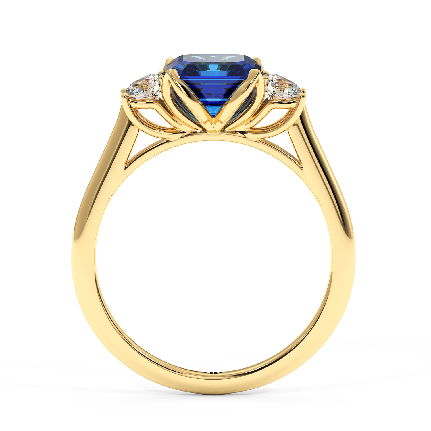 18K Yellow Gold Dolce Engagement Ring