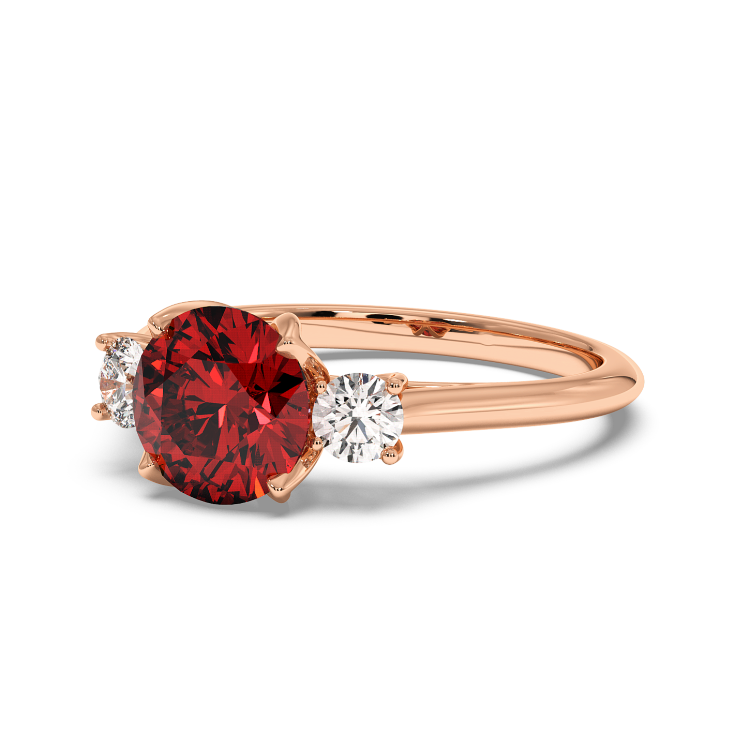 18K Rose Gold Dolce Engagement Ring