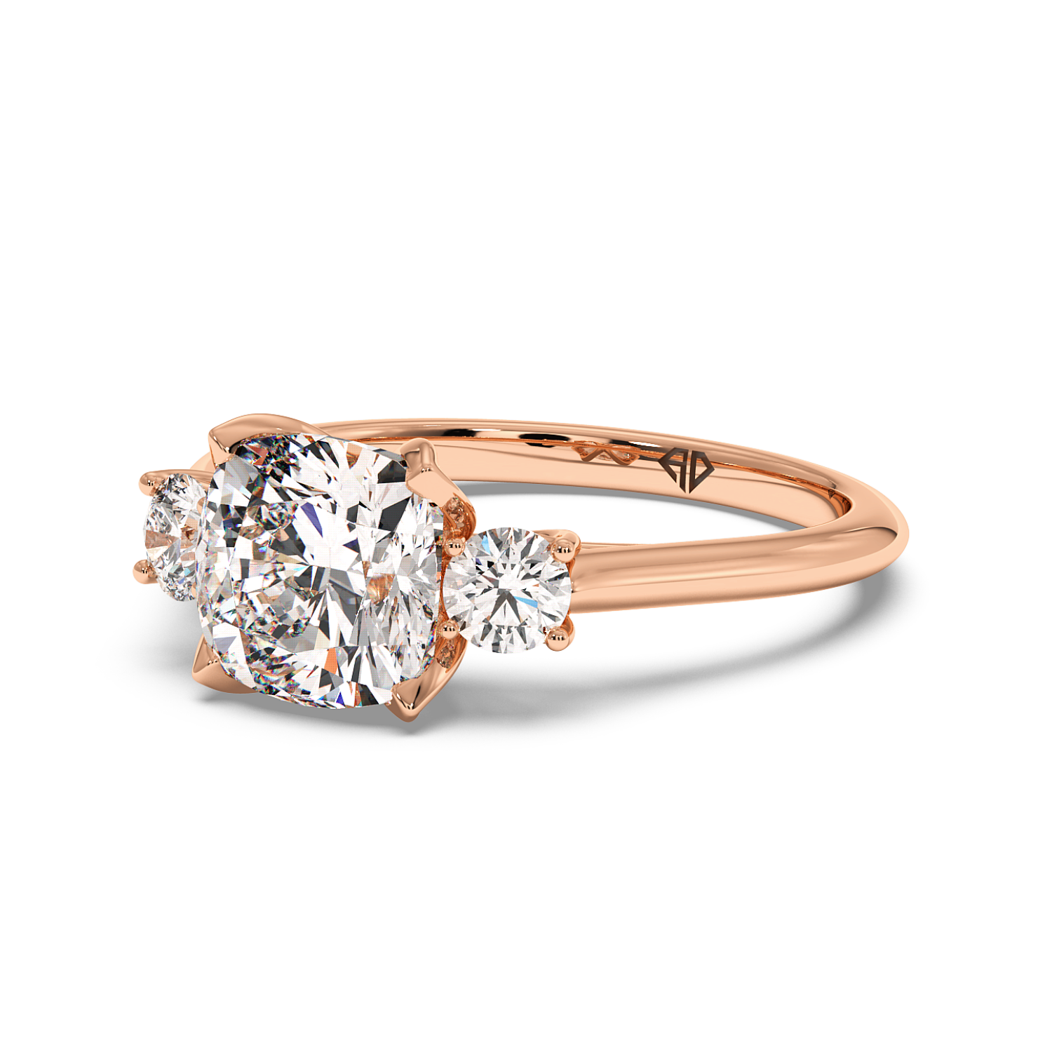 18K Rose Gold Dolce Engagement Ring