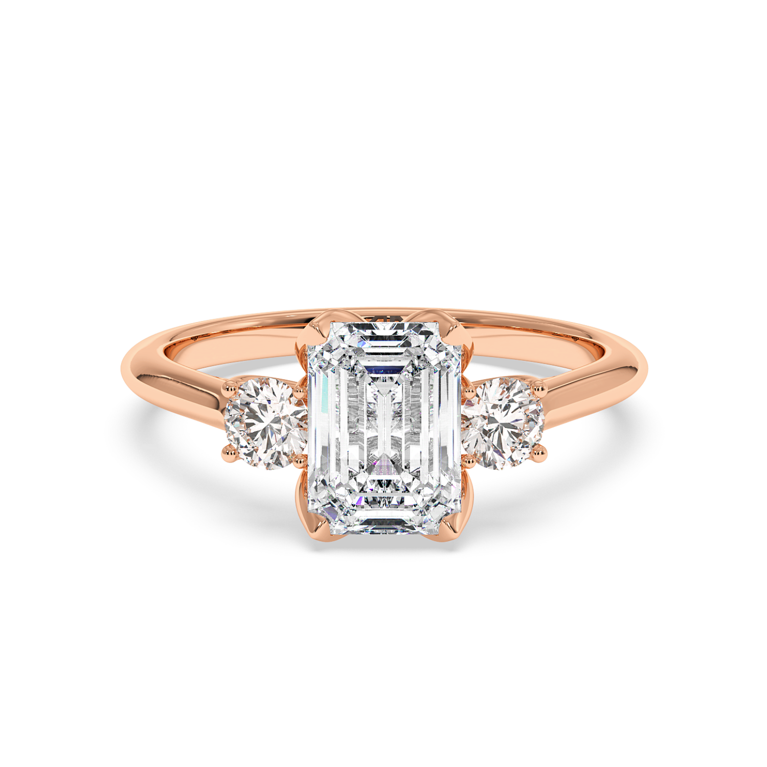 18K Rose Gold Dolce Engagement Ring