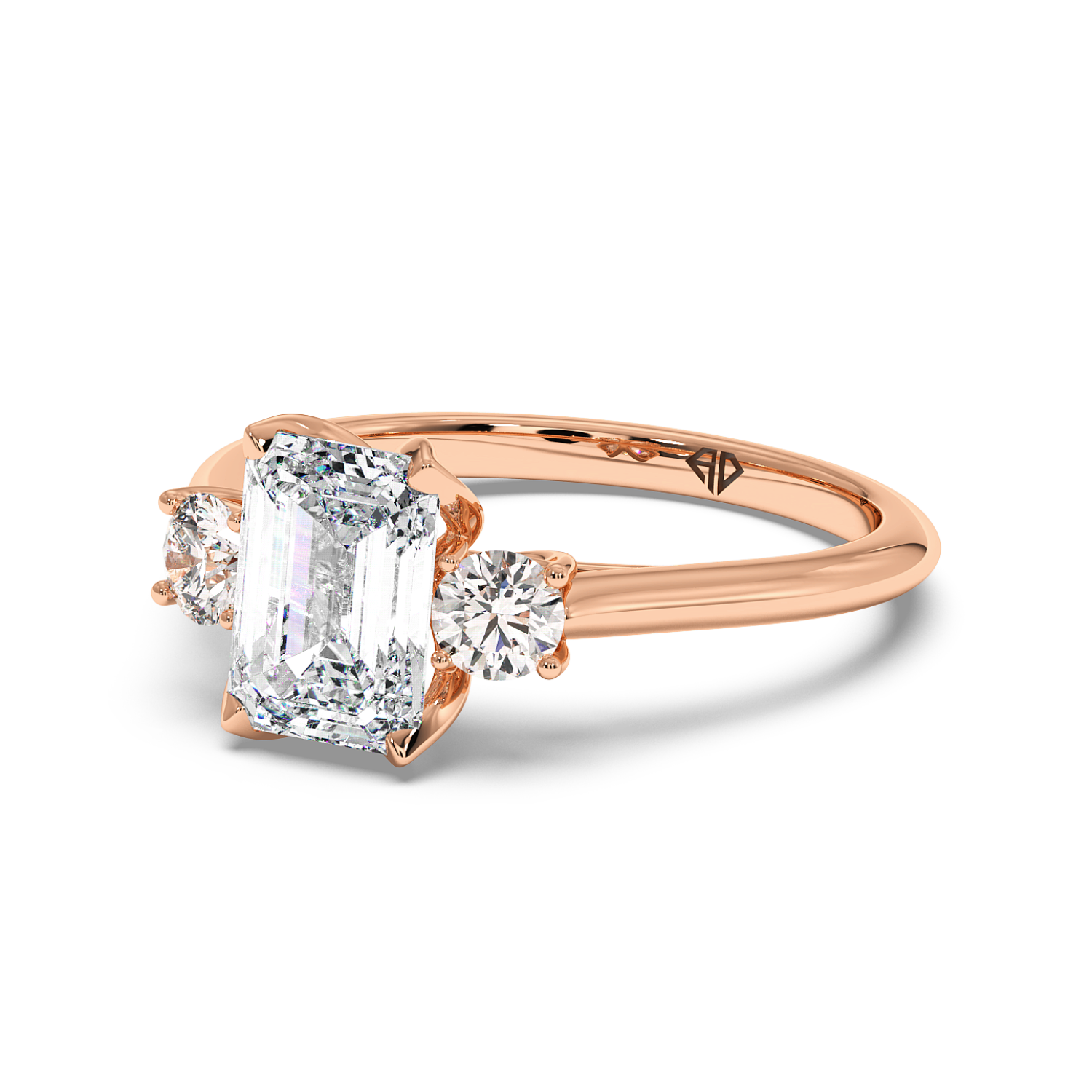 18K Rose Gold Dolce Engagement Ring
