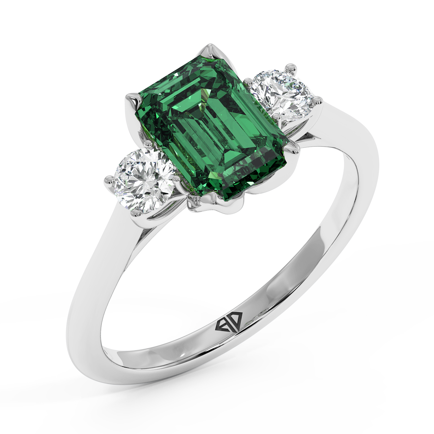 18K White Gold Dolce Engagement Ring