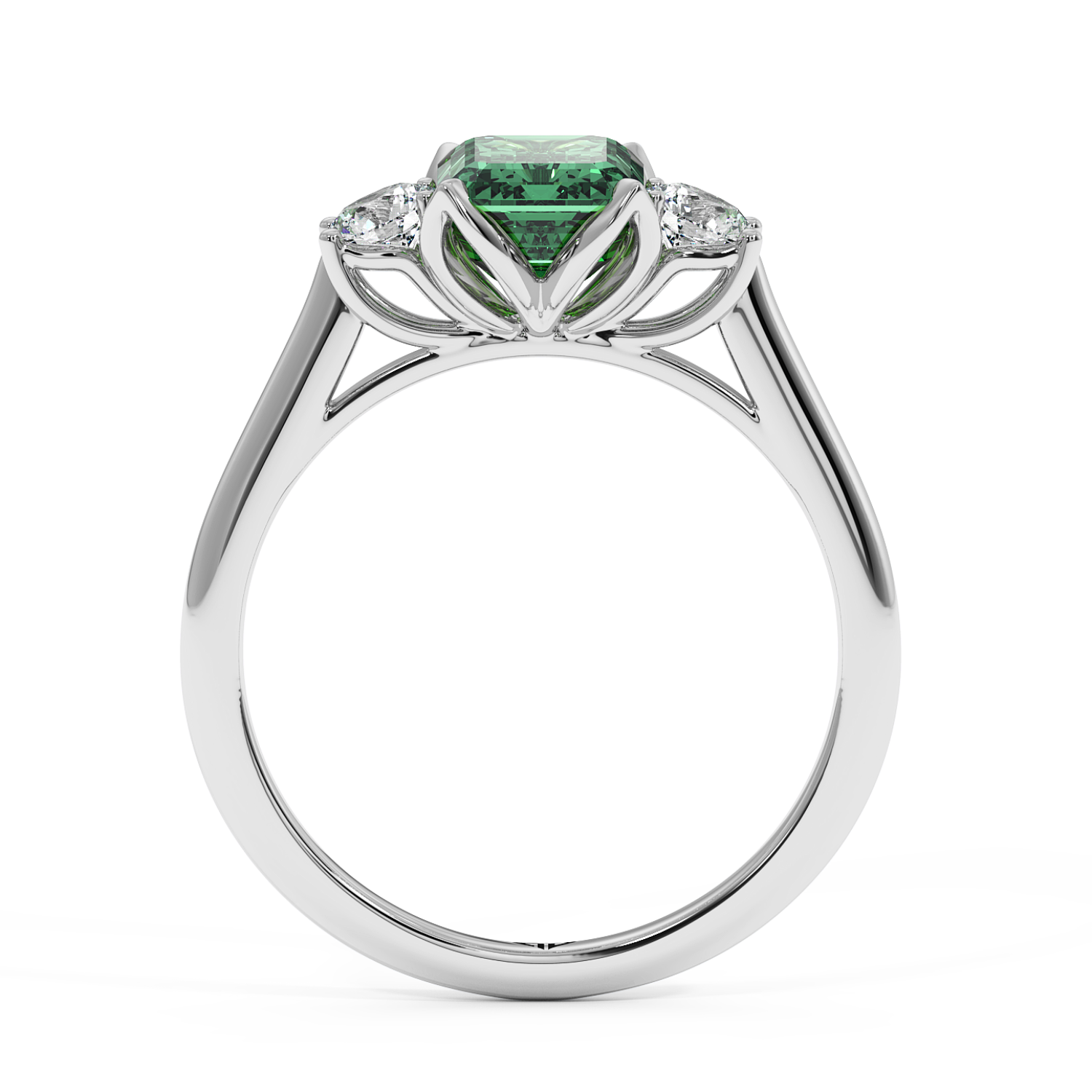 18K White Gold Dolce Engagement Ring