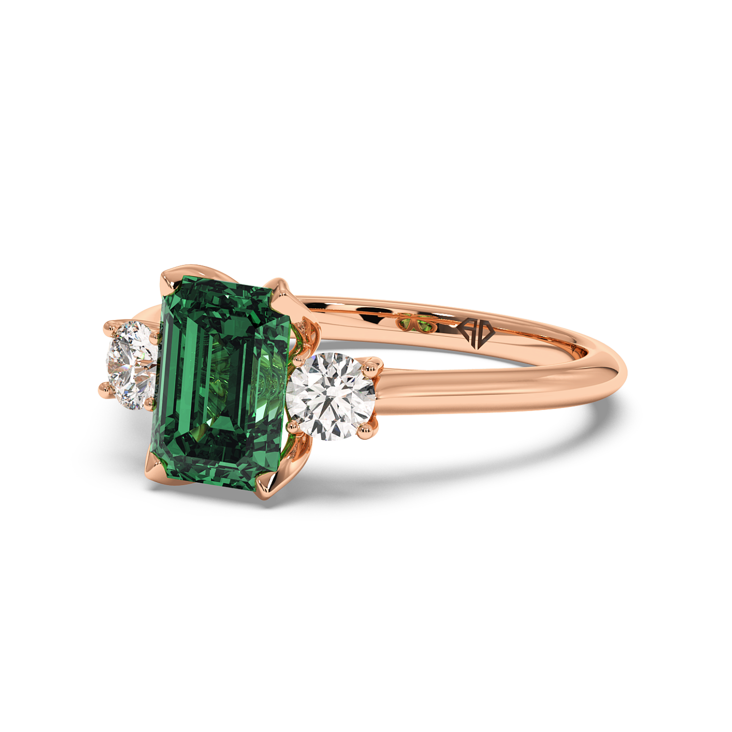 18K Rose Gold Dolce Engagement Ring