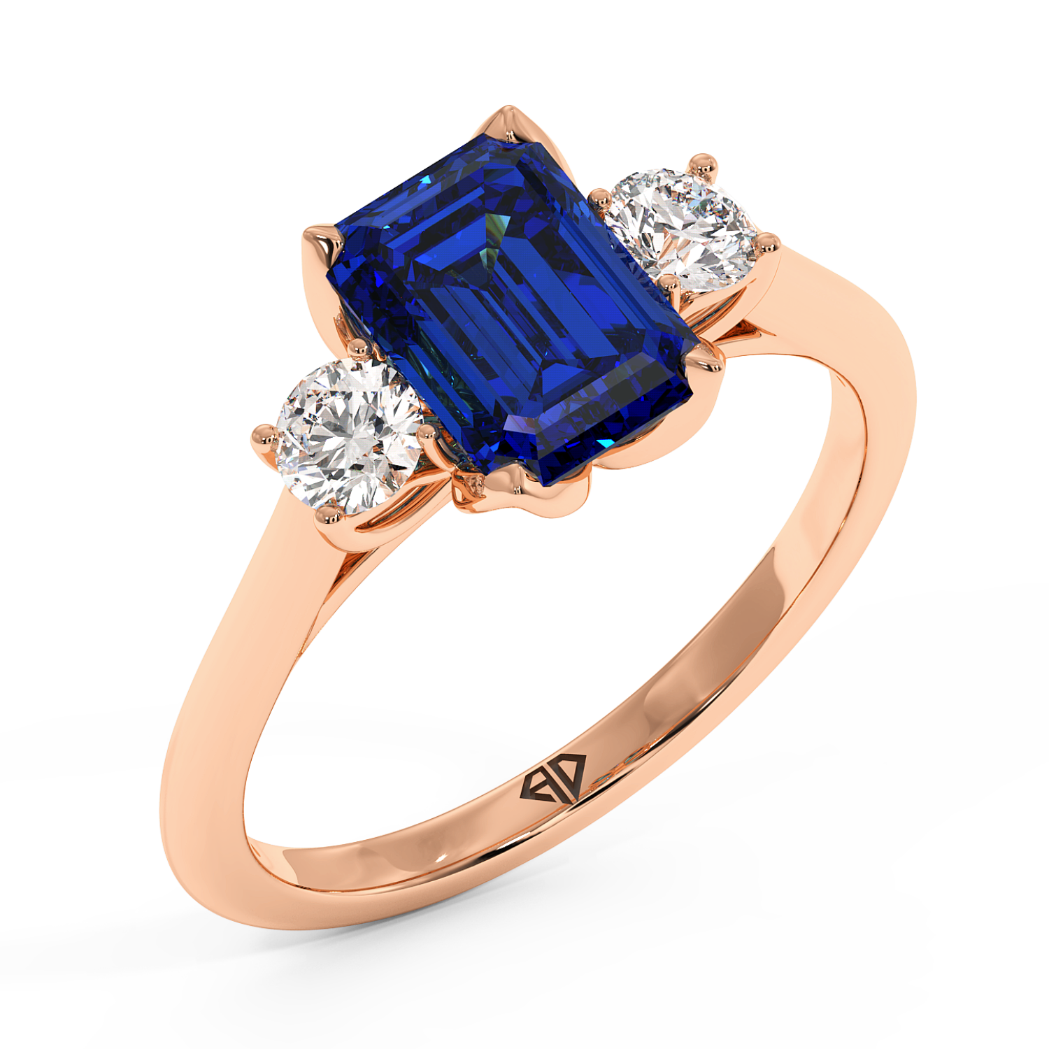 18K Rose Gold Dolce Engagement Ring