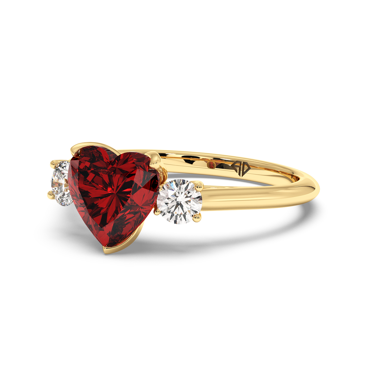 18K Yellow Gold Dolce Engagement Ring