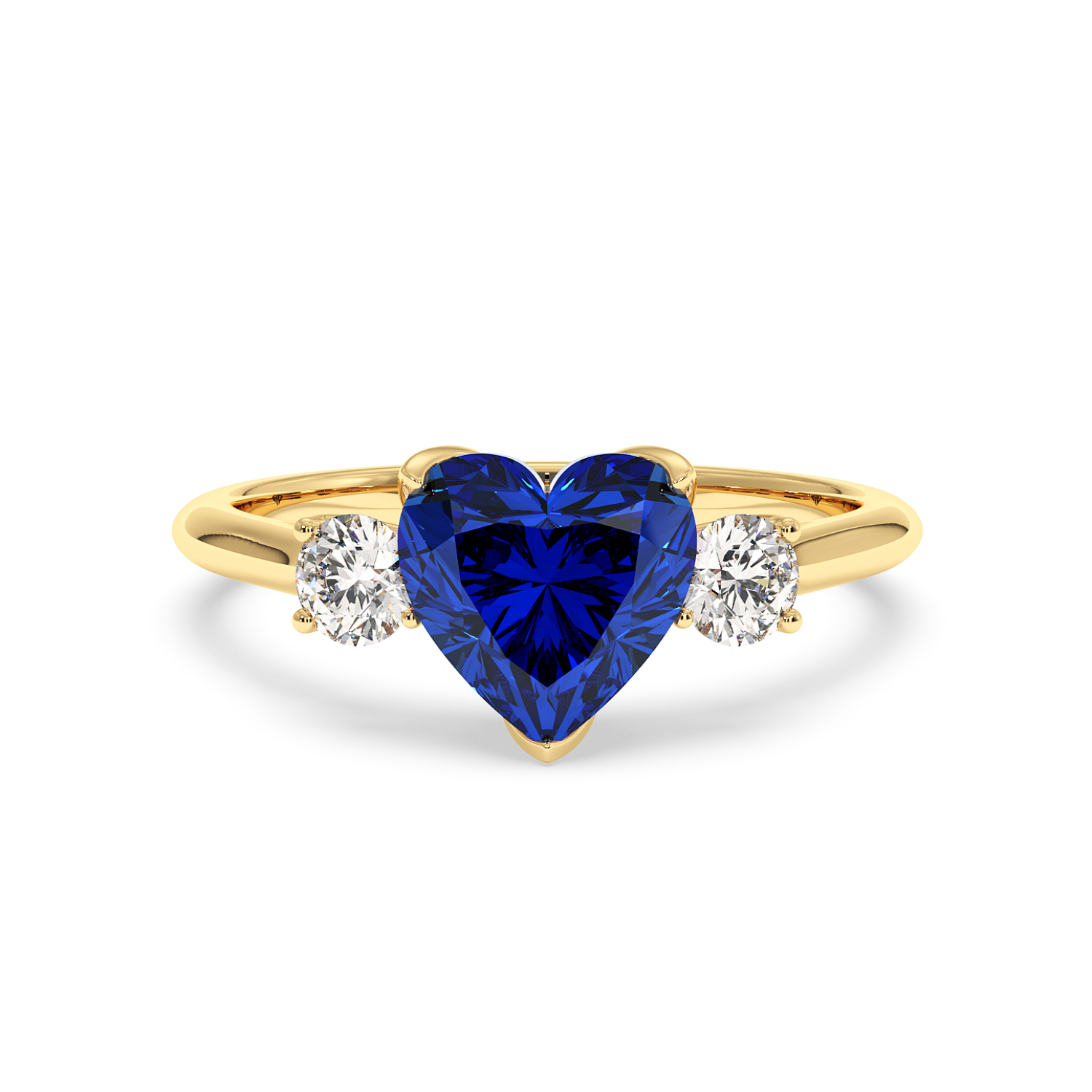 18K Yellow Gold Dolce Engagement Ring