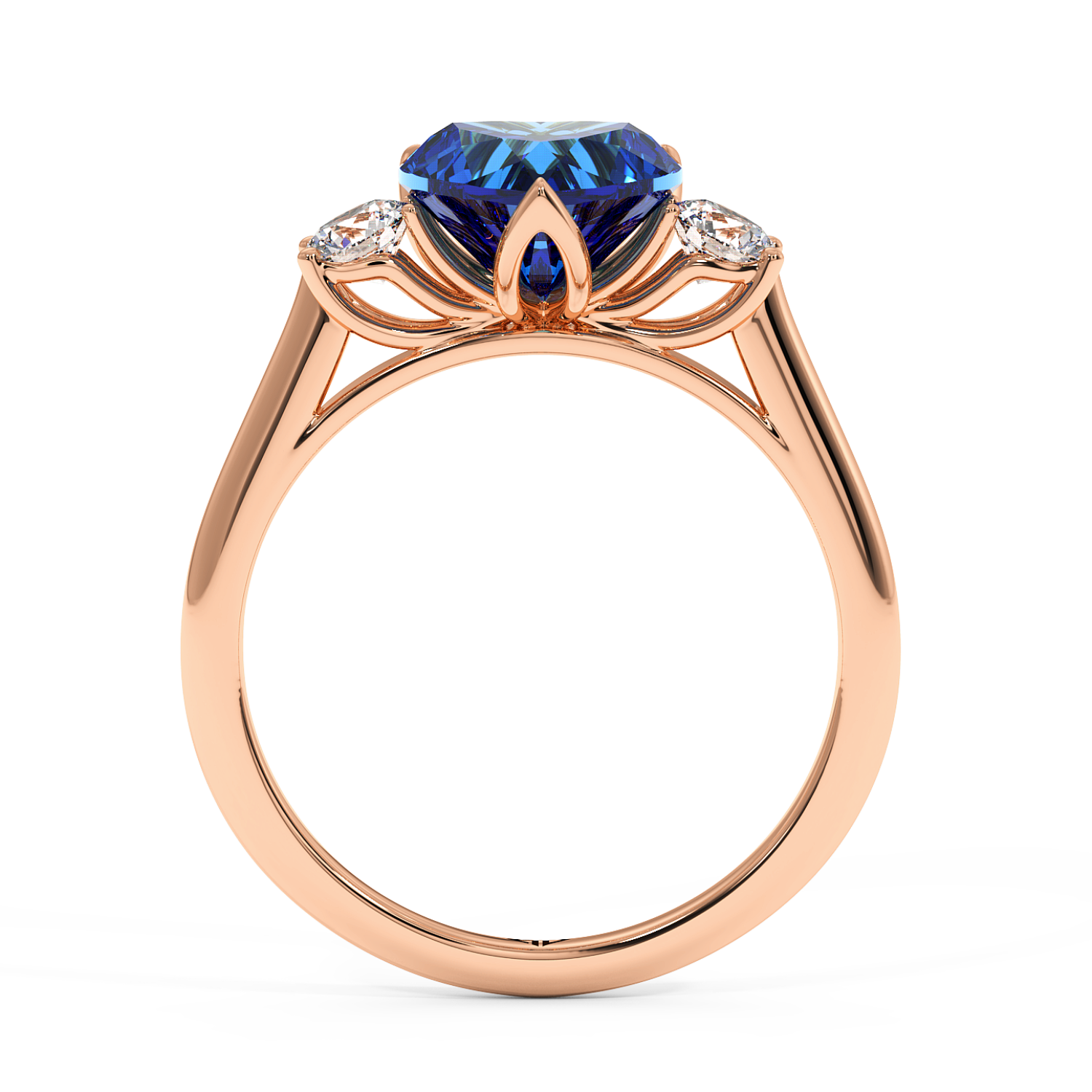 18K Rose Gold Dolce Engagement Ring