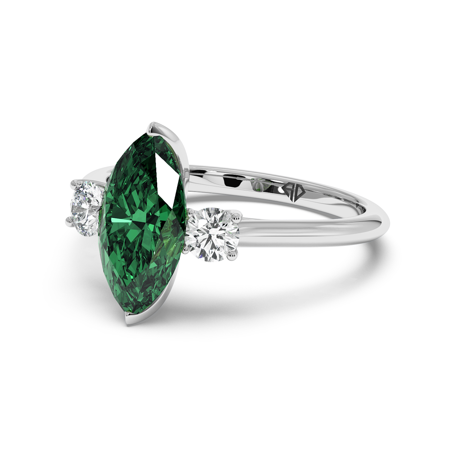 18K White Gold Dolce Engagement Ring