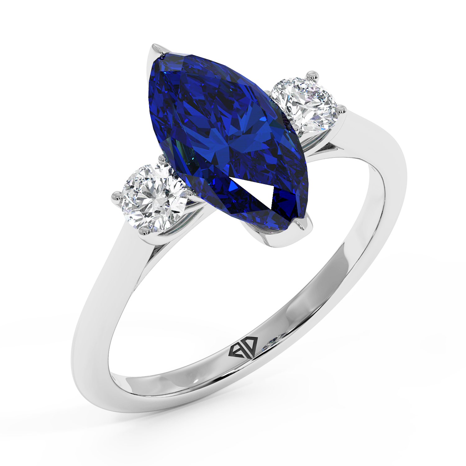 18K White Gold Dolce Engagement Ring