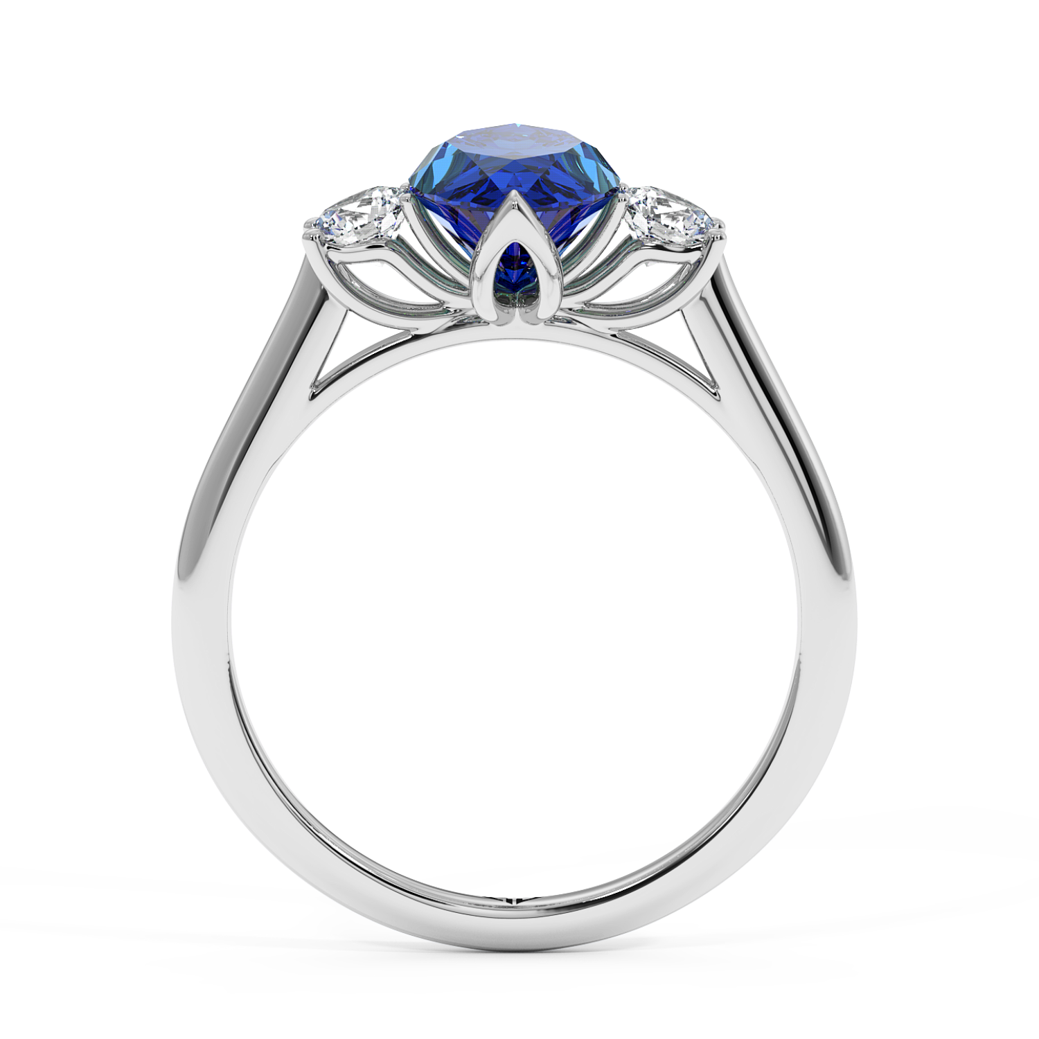 18K White Gold Dolce Engagement Ring