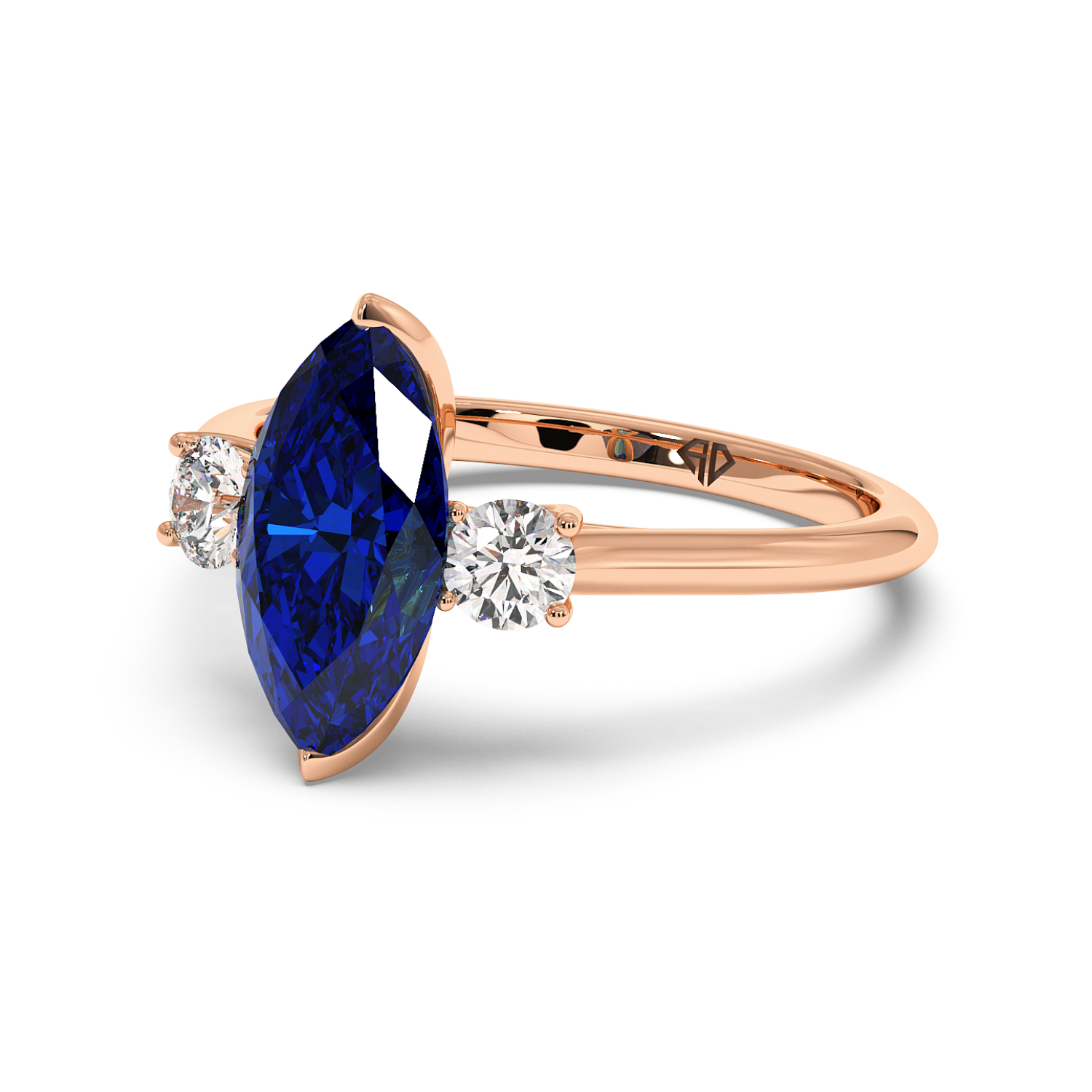 18K Rose Gold Dolce Engagement Ring