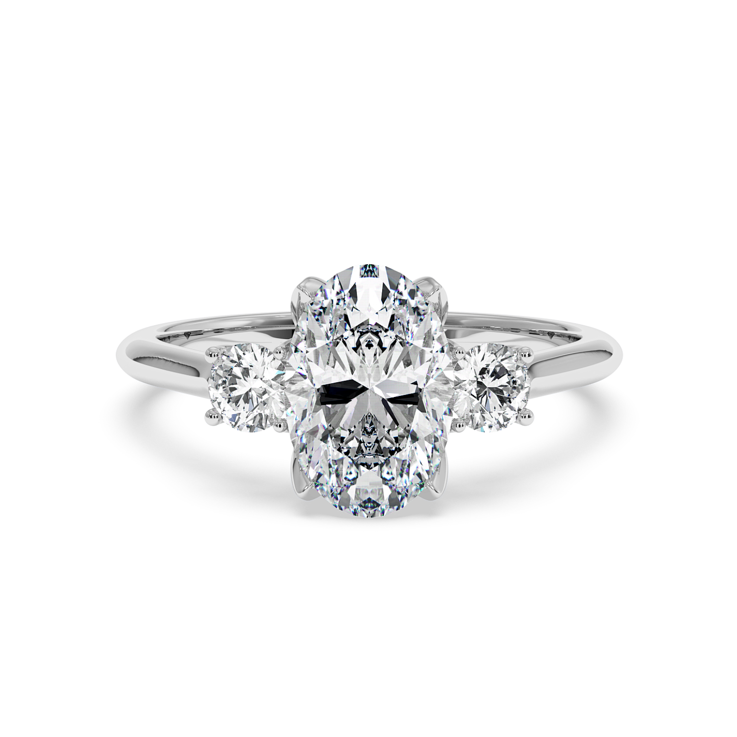 18K White Gold Dolce Engagement Ring