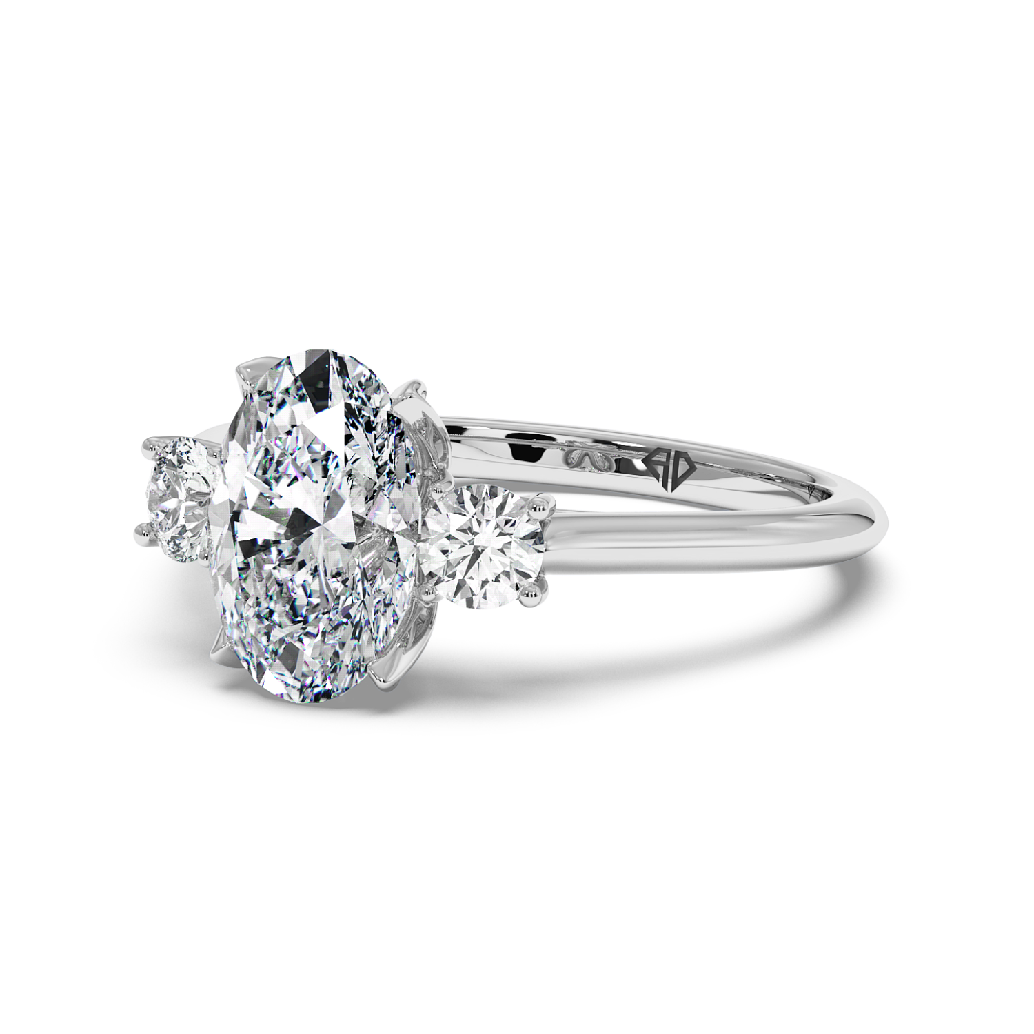 18K White Gold Dolce Engagement Ring