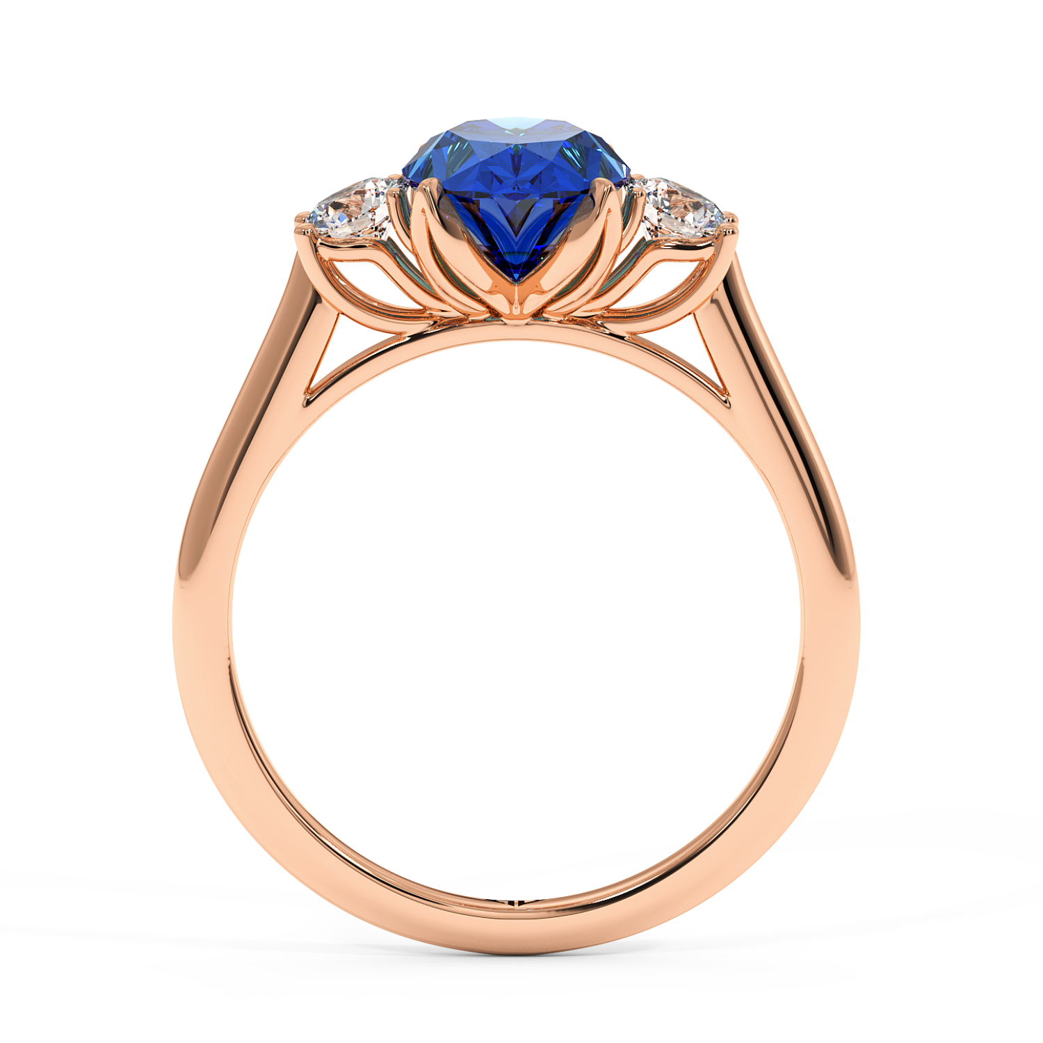 18K Rose Gold Dolce Engagement Ring