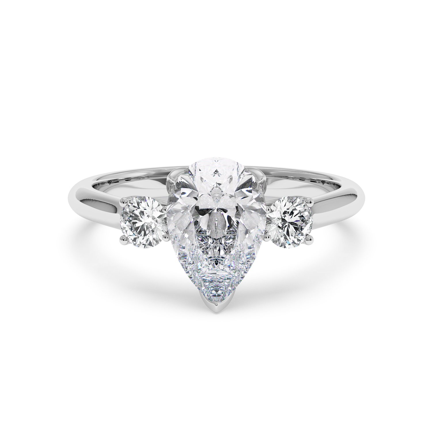 18K White Gold Dolce Engagement Ring