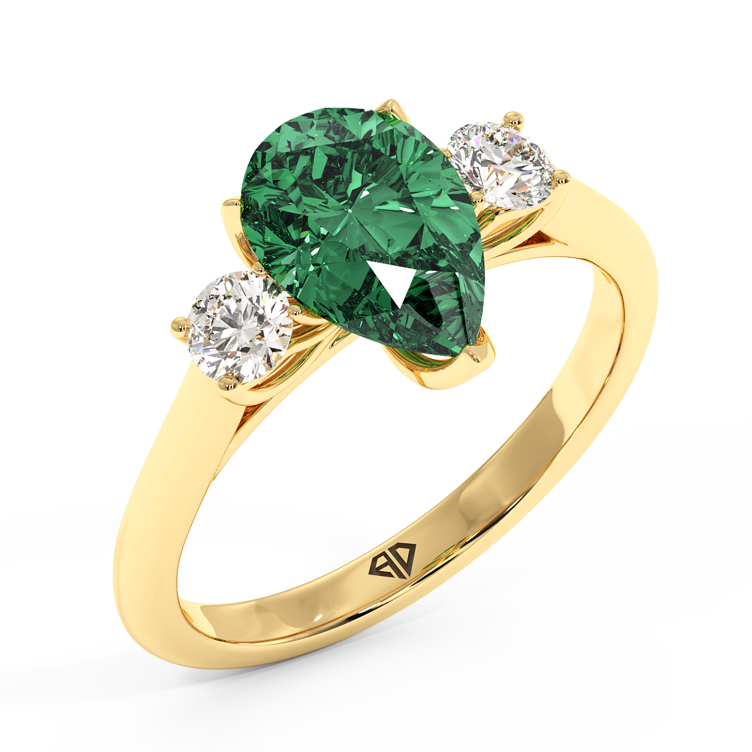 18K Yellow Gold Dolce Engagement Ring