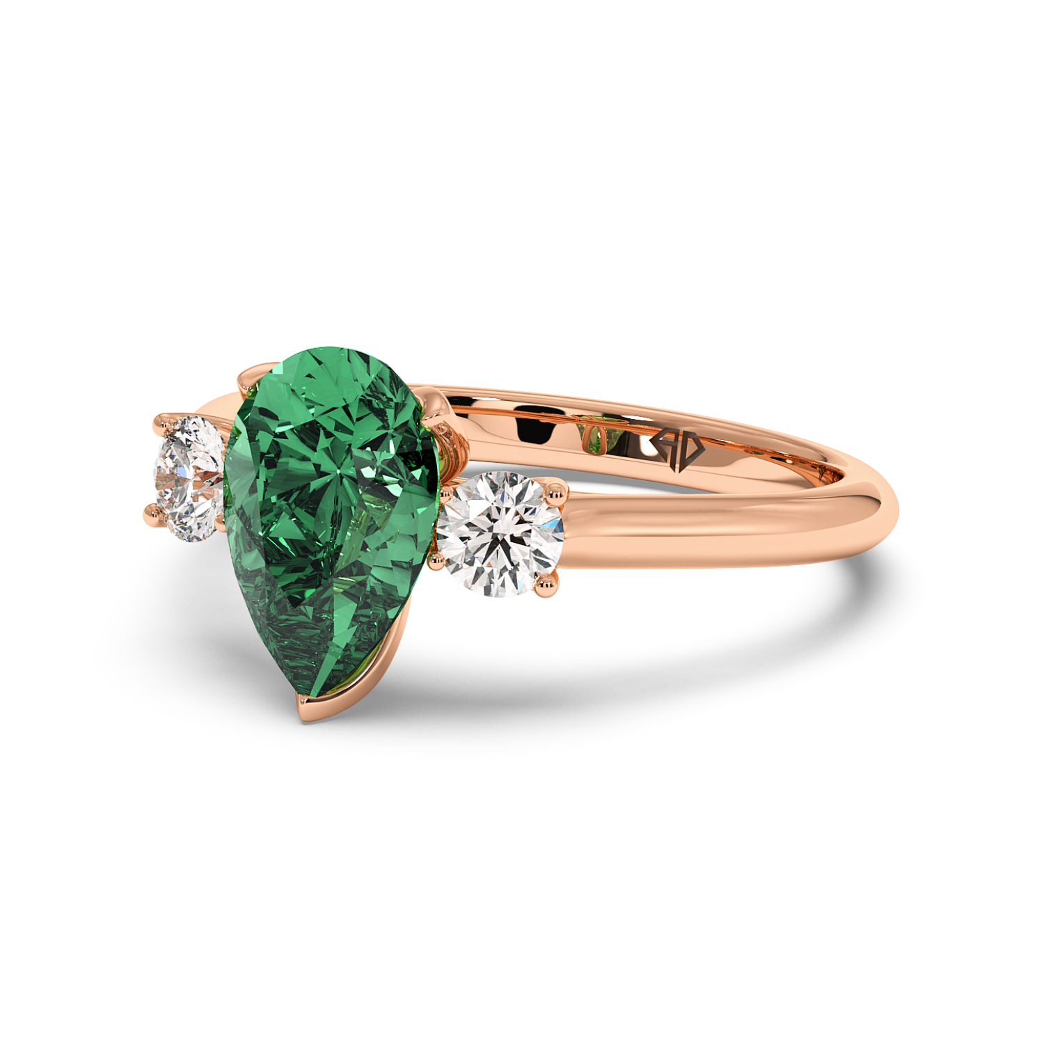 18K Rose Gold Dolce Engagement Ring