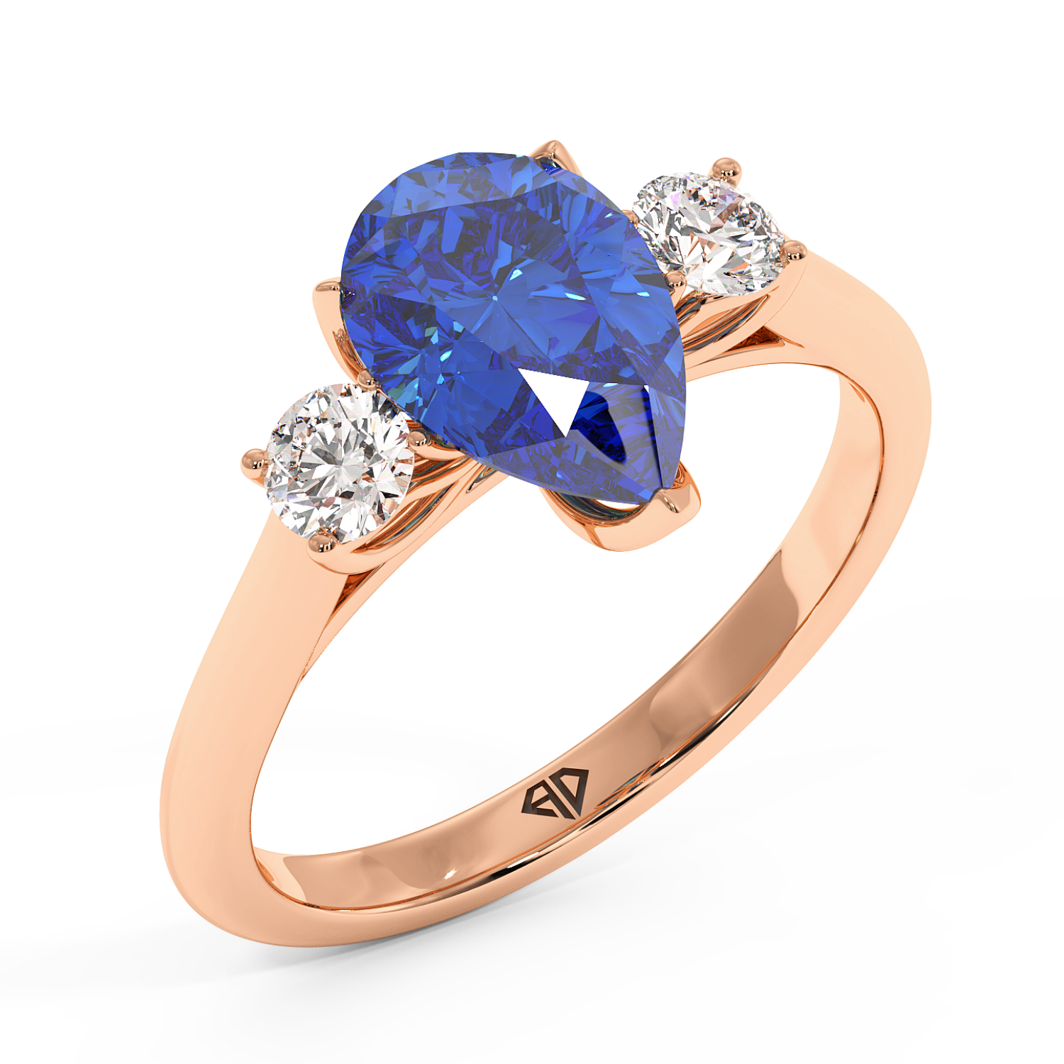 18K Rose Gold Dolce Engagement Ring